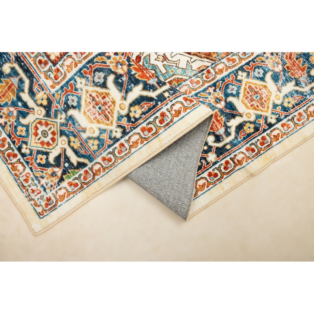 Tapis abstrait moderne vintage