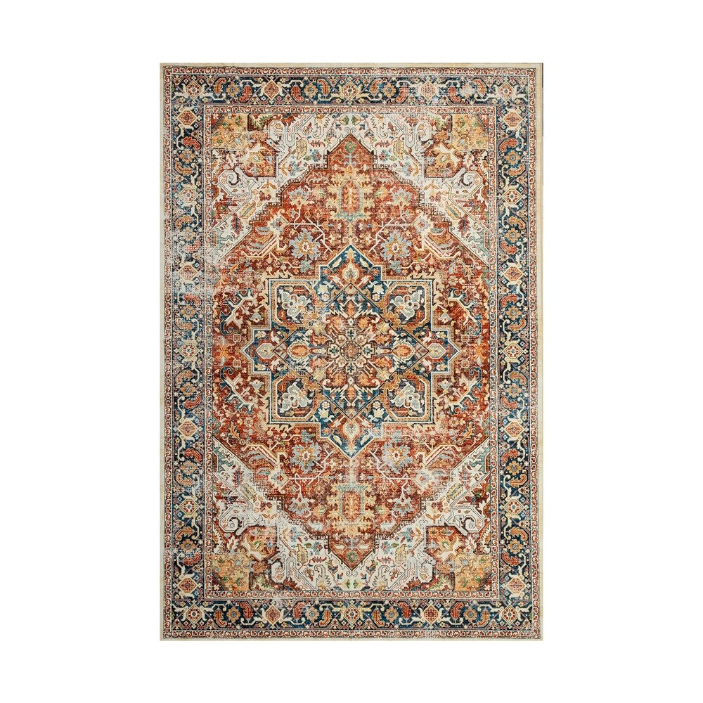 Tapis abstrait moderne vintage