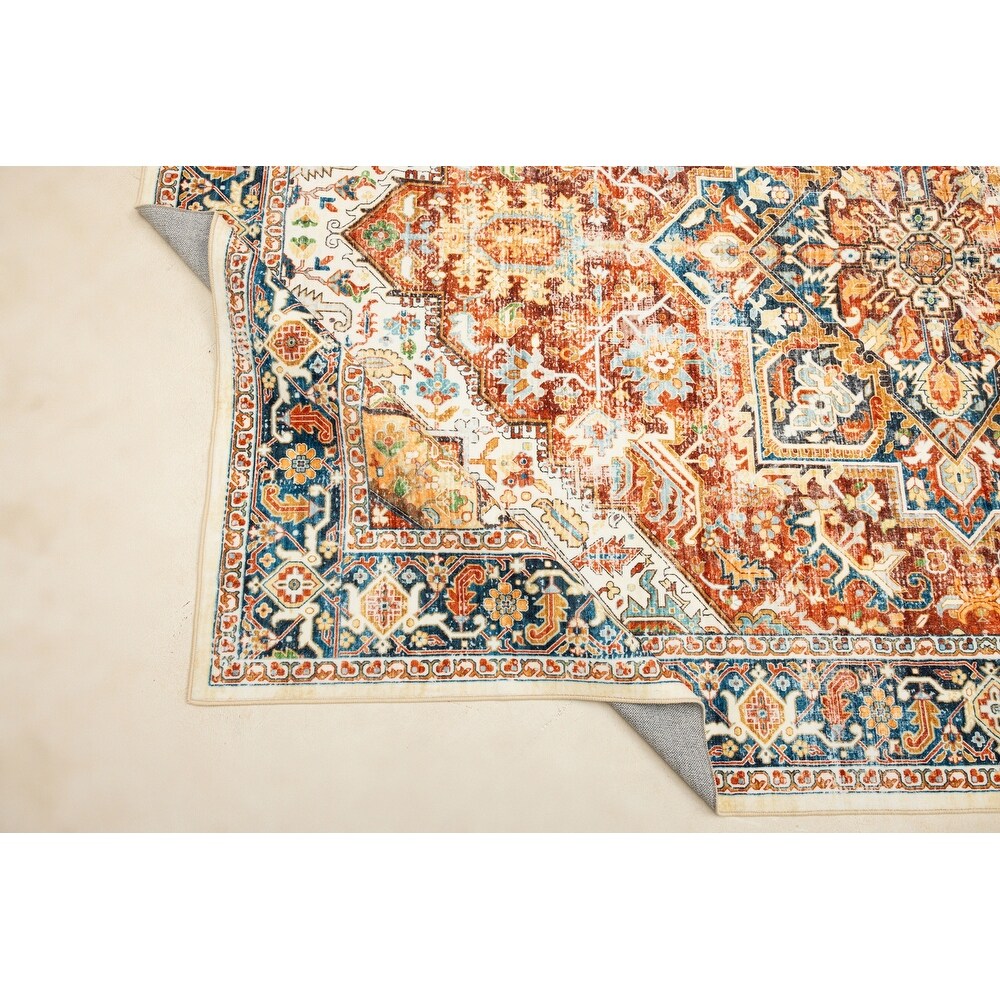 Tapis abstrait moderne vintage