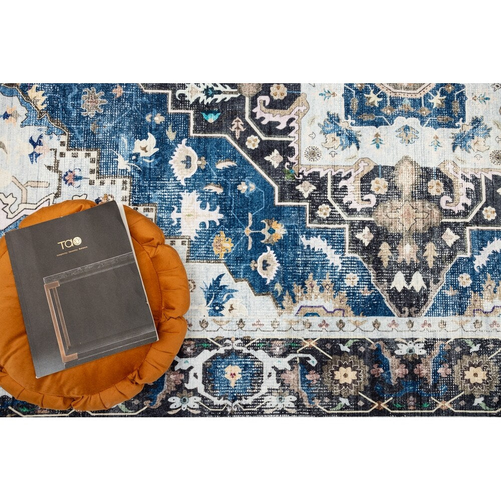 Tapis abstrait moderne vintage