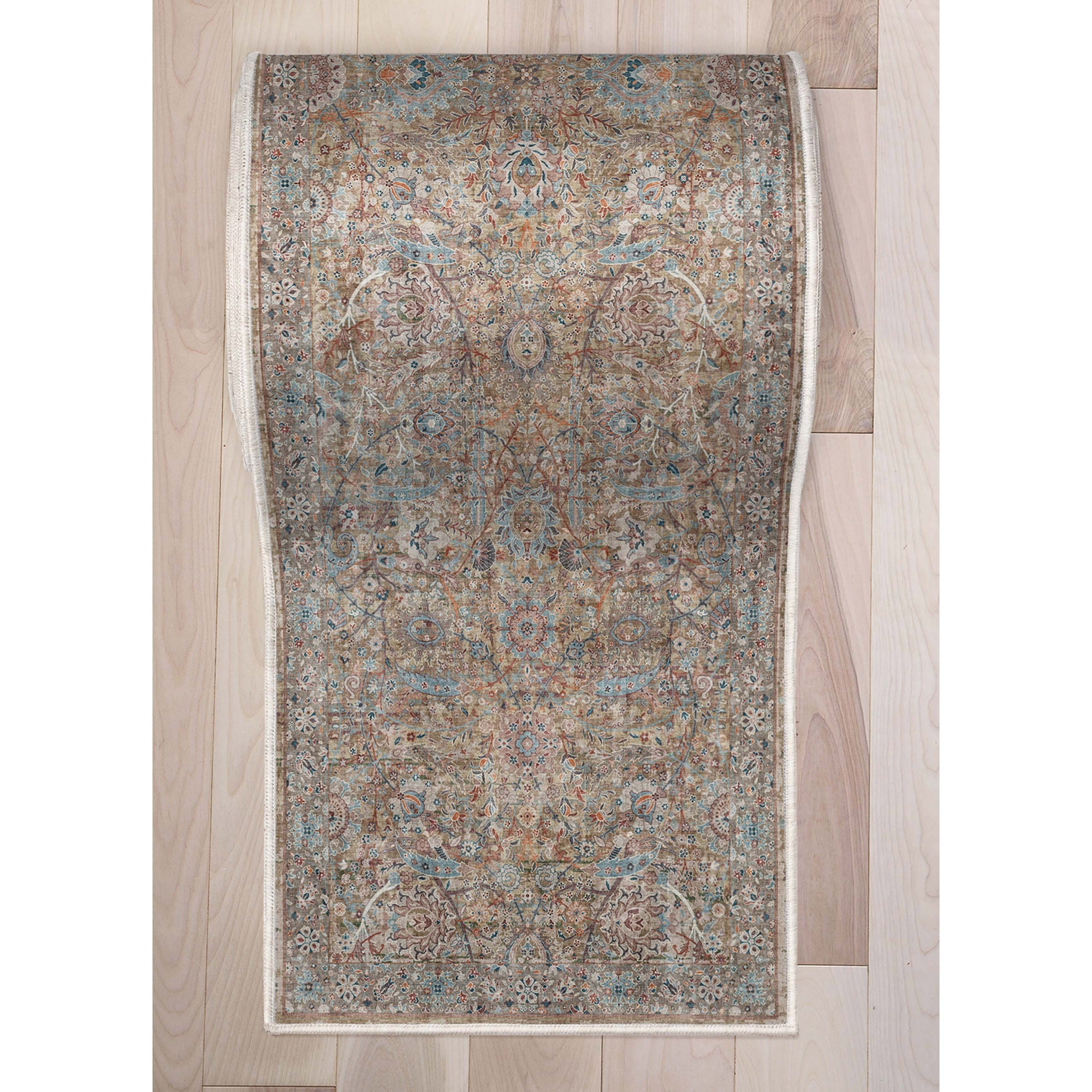 Tapis tissé à plat vintage Emilia Asha Well Woven