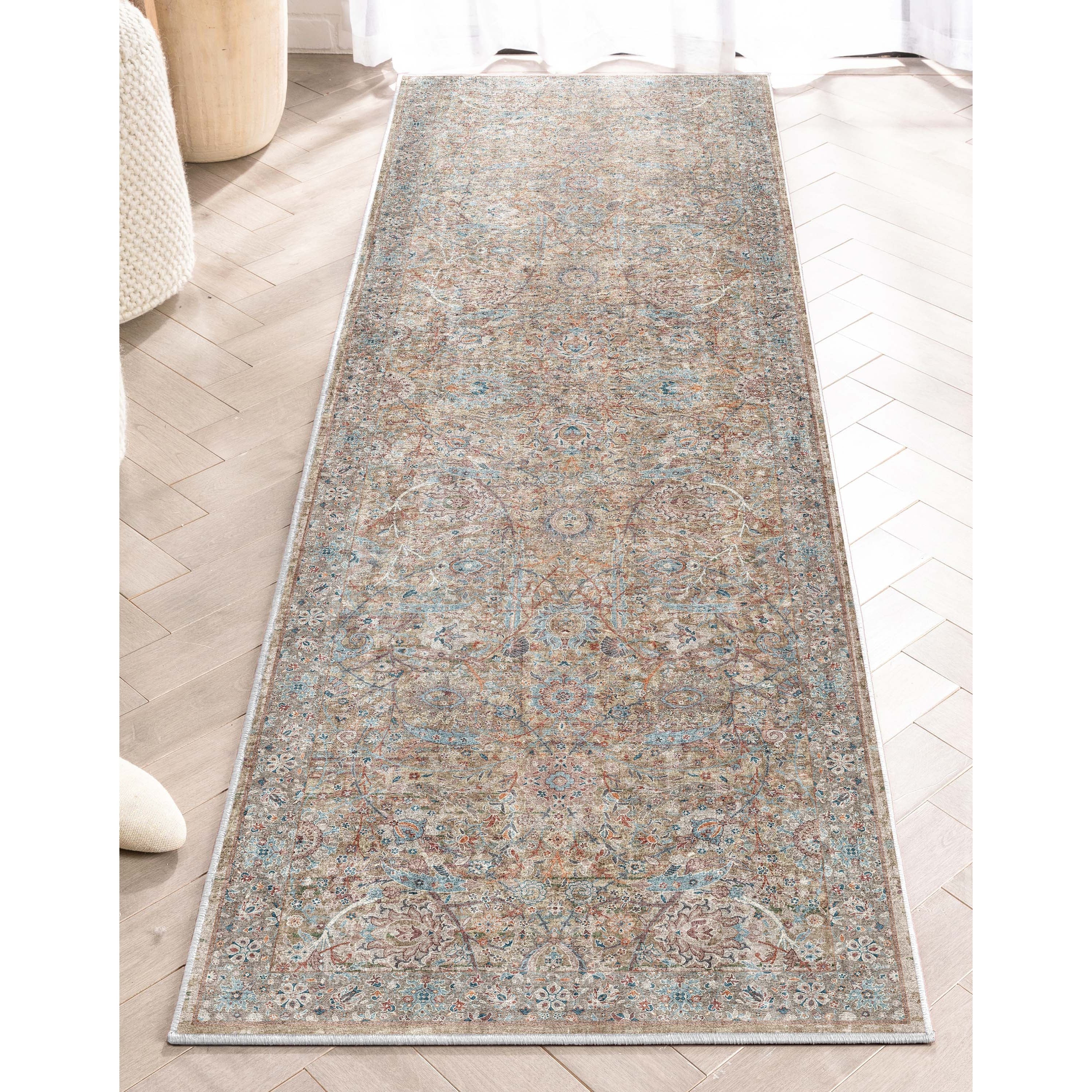 Tapis tissé à plat vintage Emilia Asha Well Woven