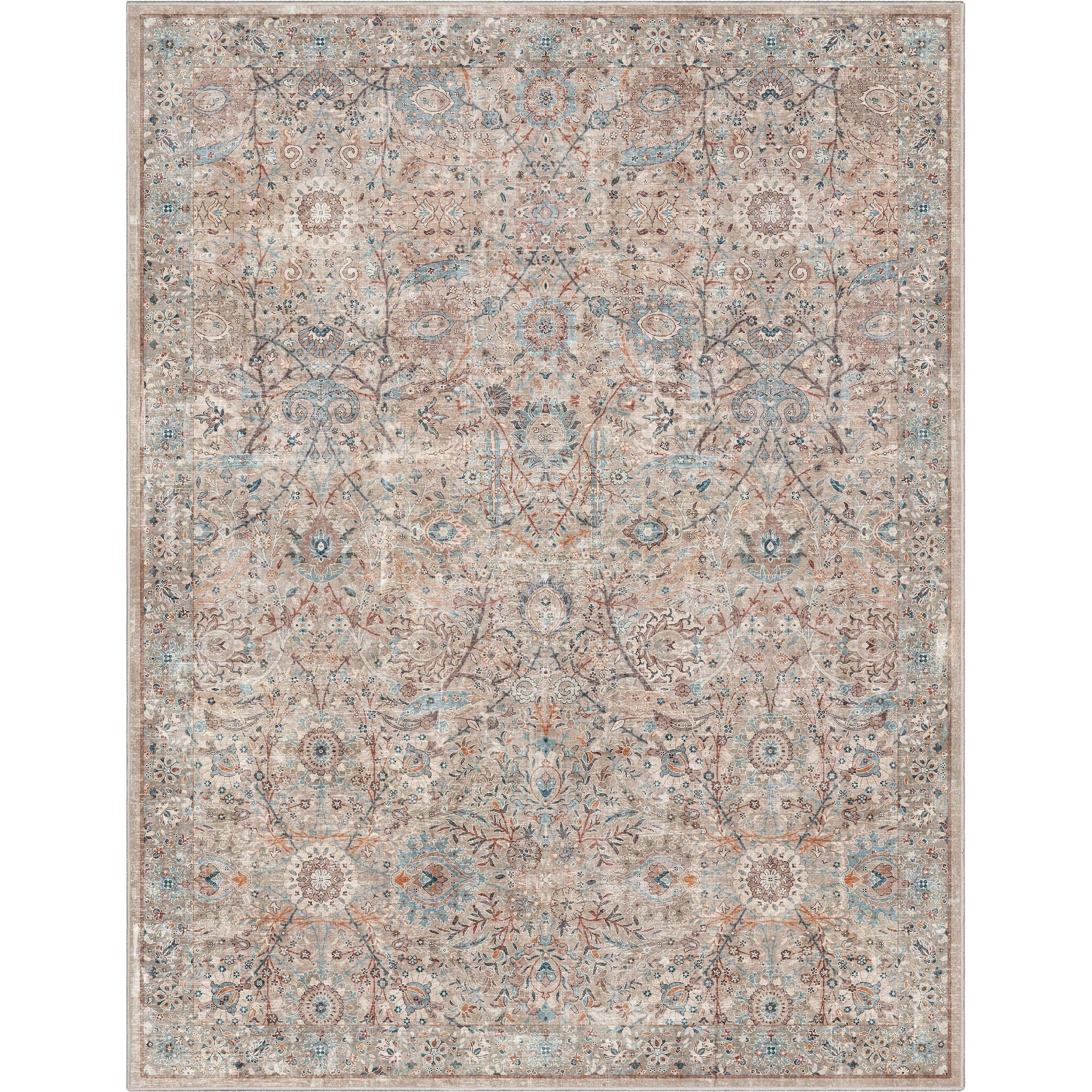 Tapis tissé à plat vintage Emilia Asha Well Woven