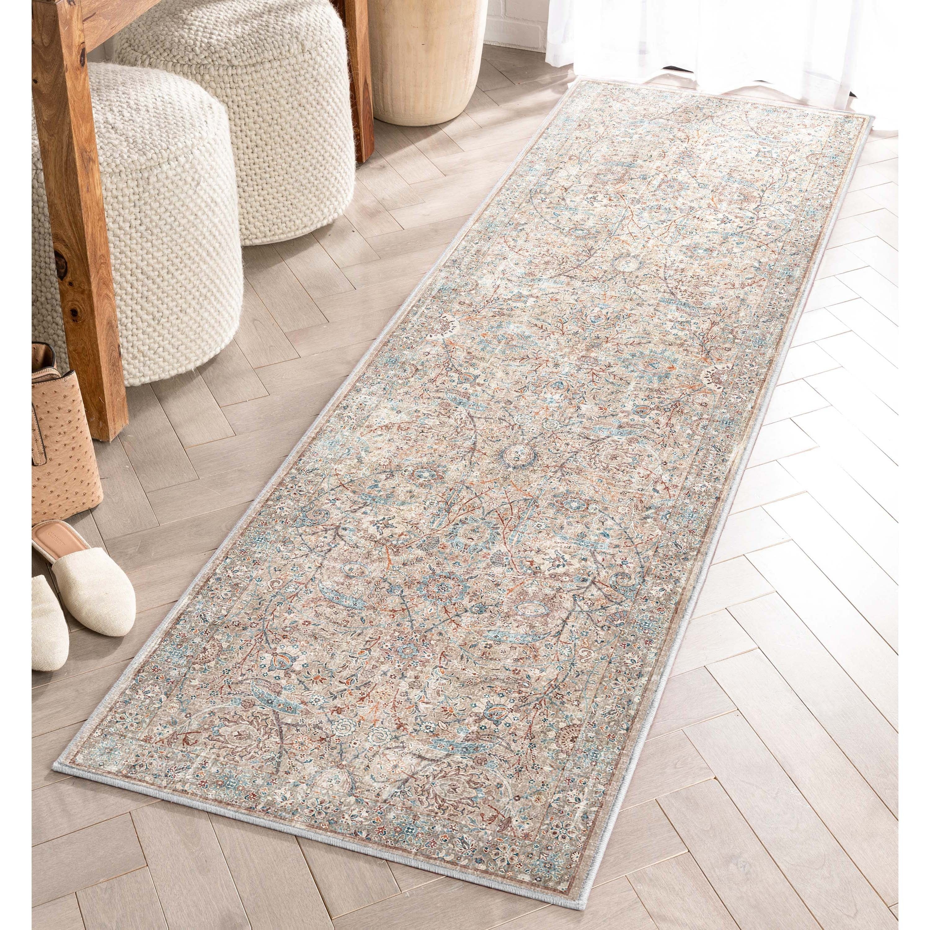 Tapis tissé à plat vintage Emilia Asha Well Woven