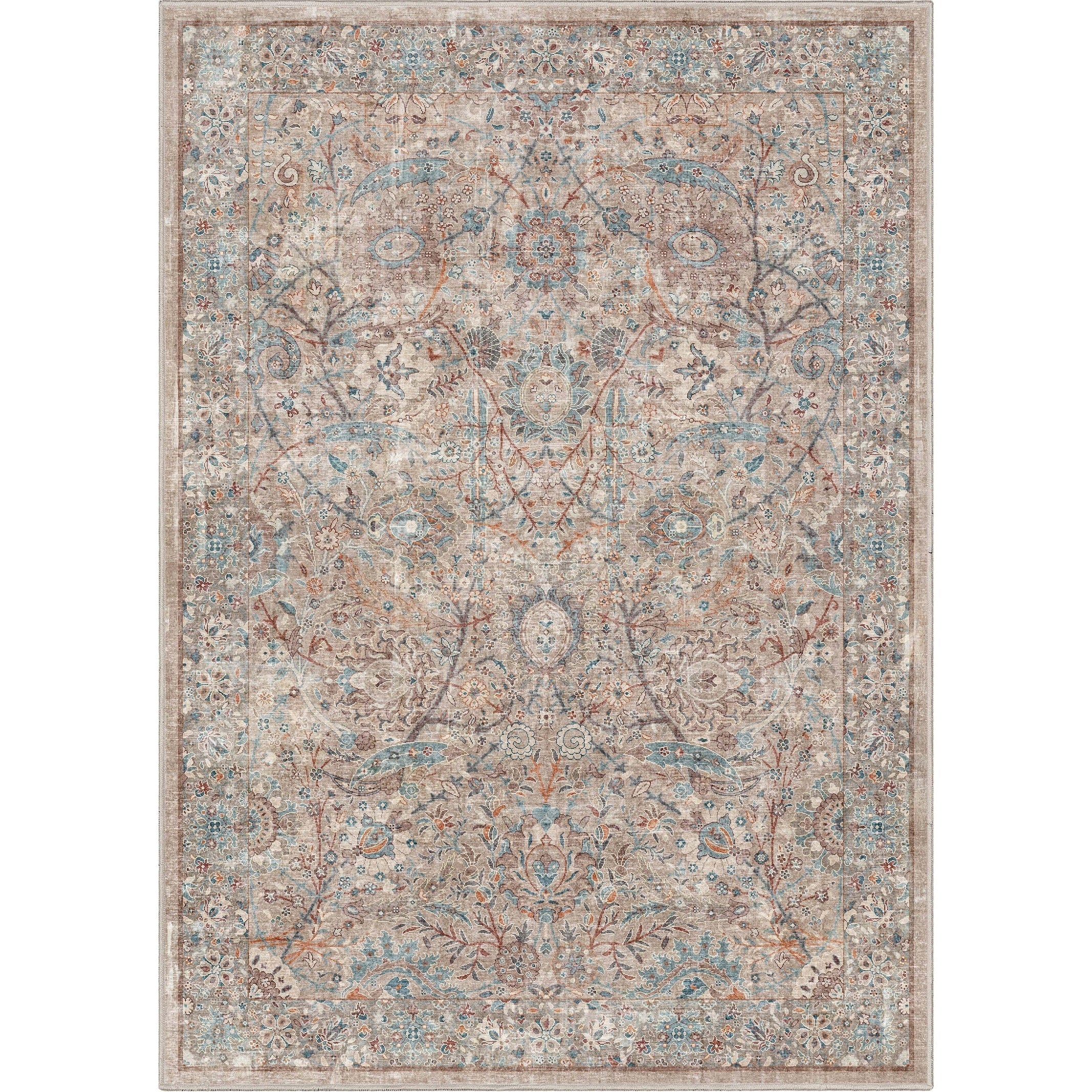 Tapis tissé à plat vintage Emilia Asha Well Woven