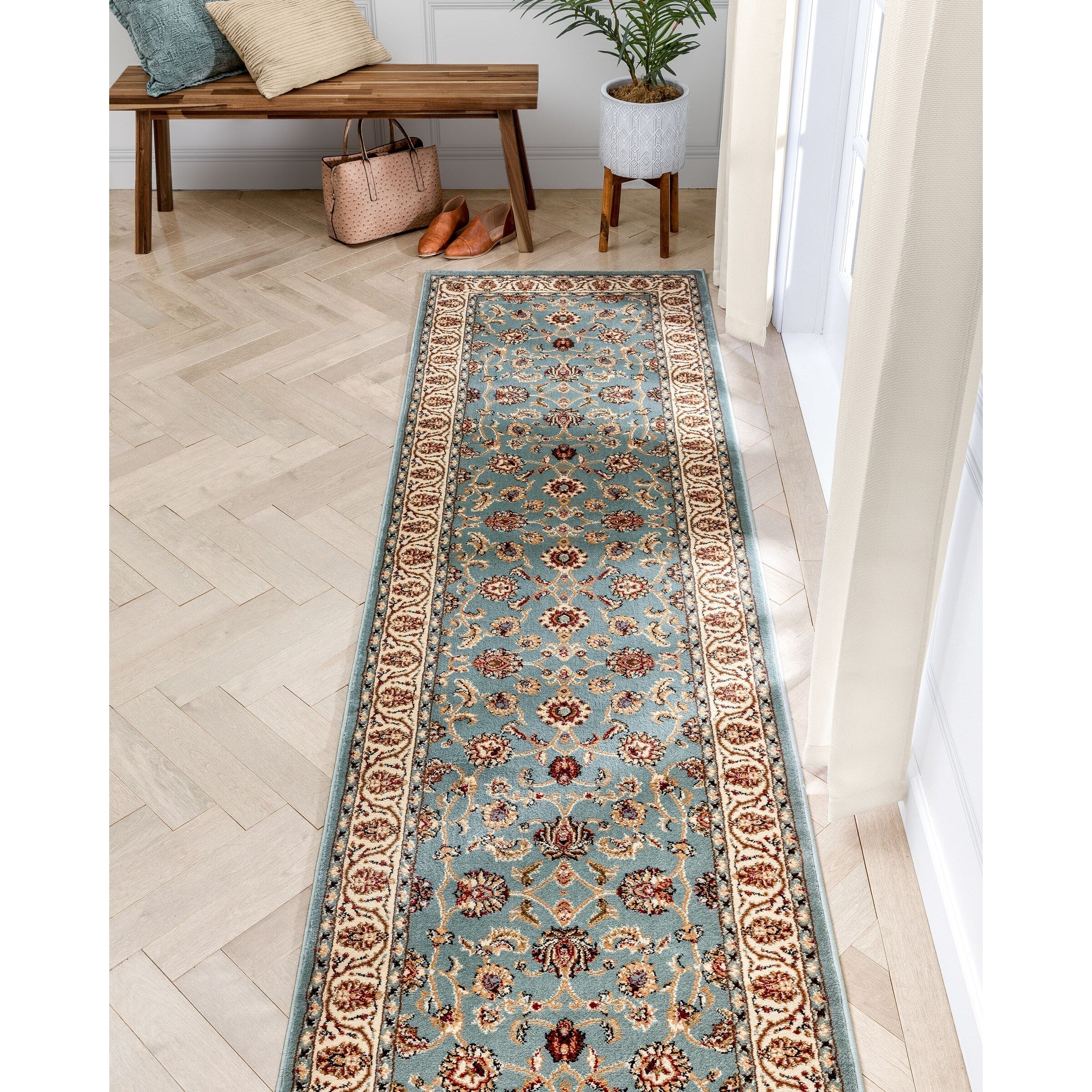 Tapis traditionnel oriental persan Barclay Sarouk bien tissé