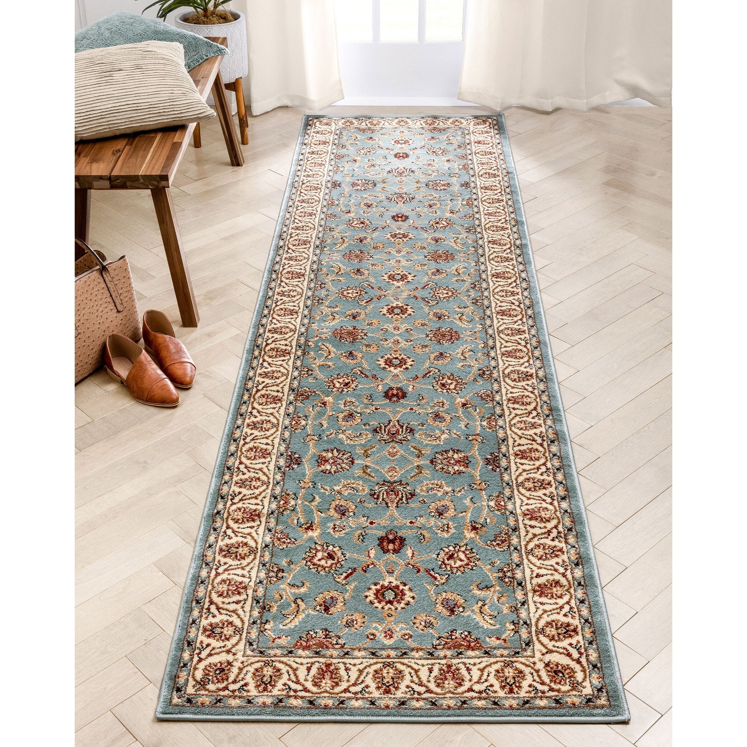 Tapis traditionnel oriental persan Barclay Sarouk bien tissé