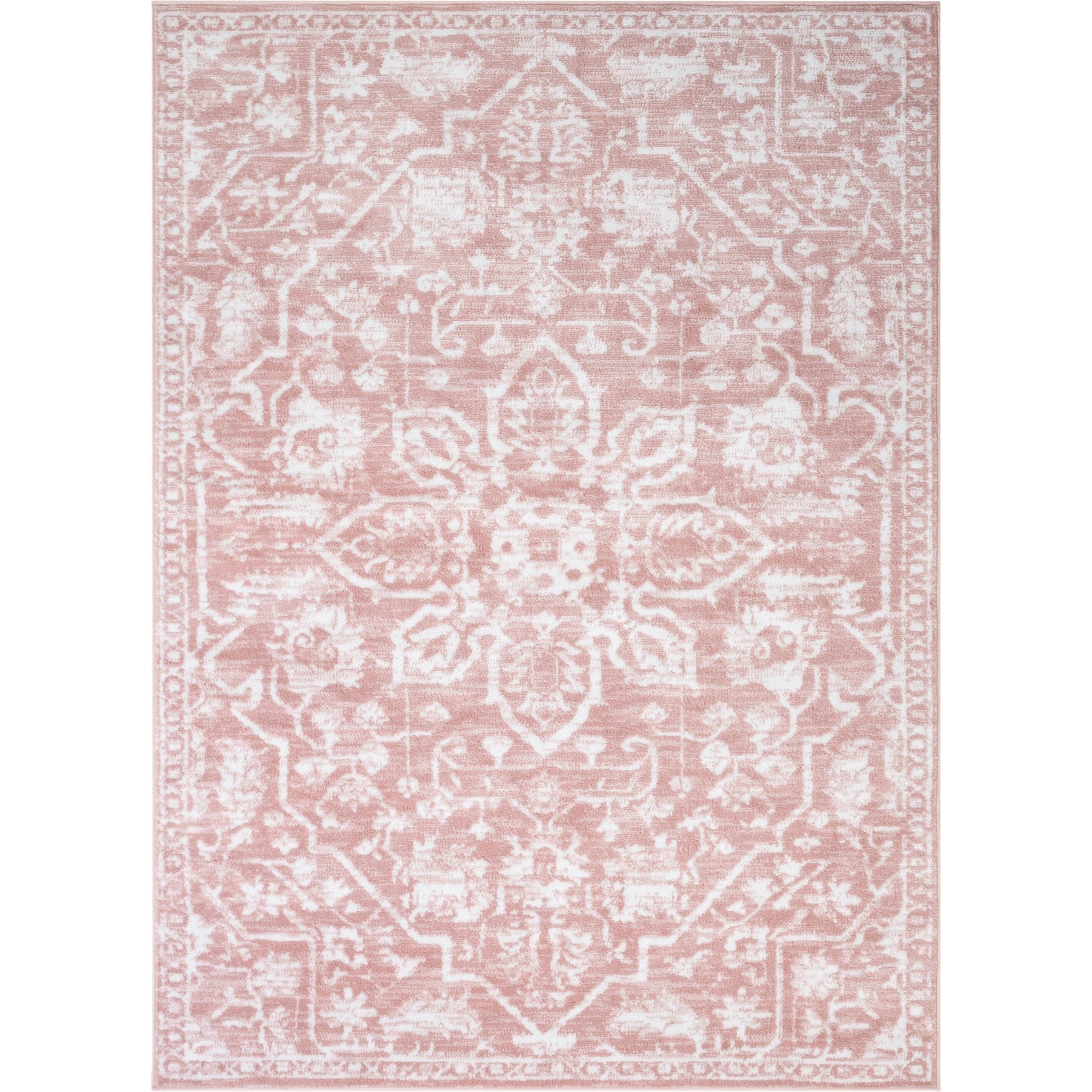 Tapis oriental bohème vintage à motif floral bien tissé Dazzle Disa
