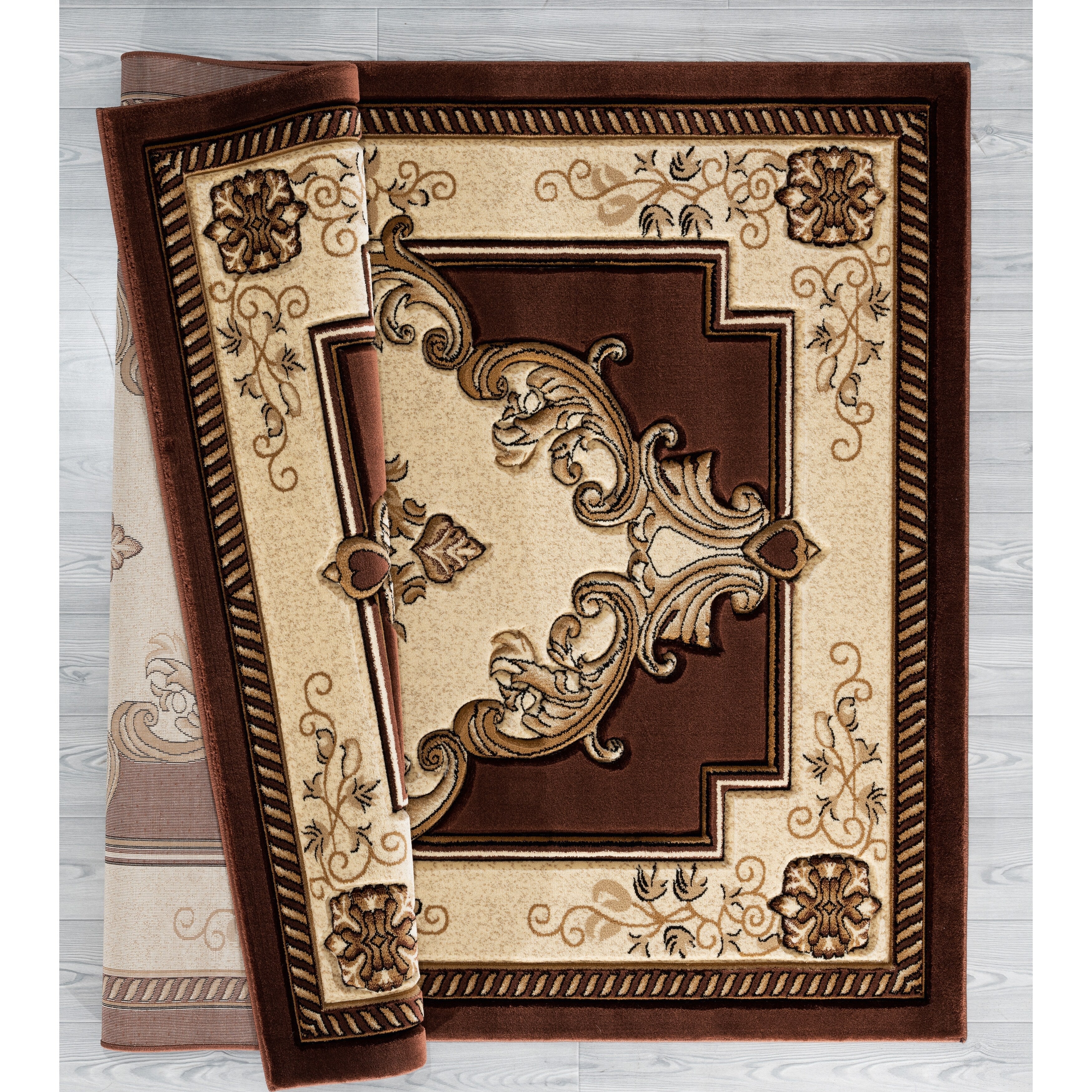 Tapis sculpté à la main Porch & Den Curry