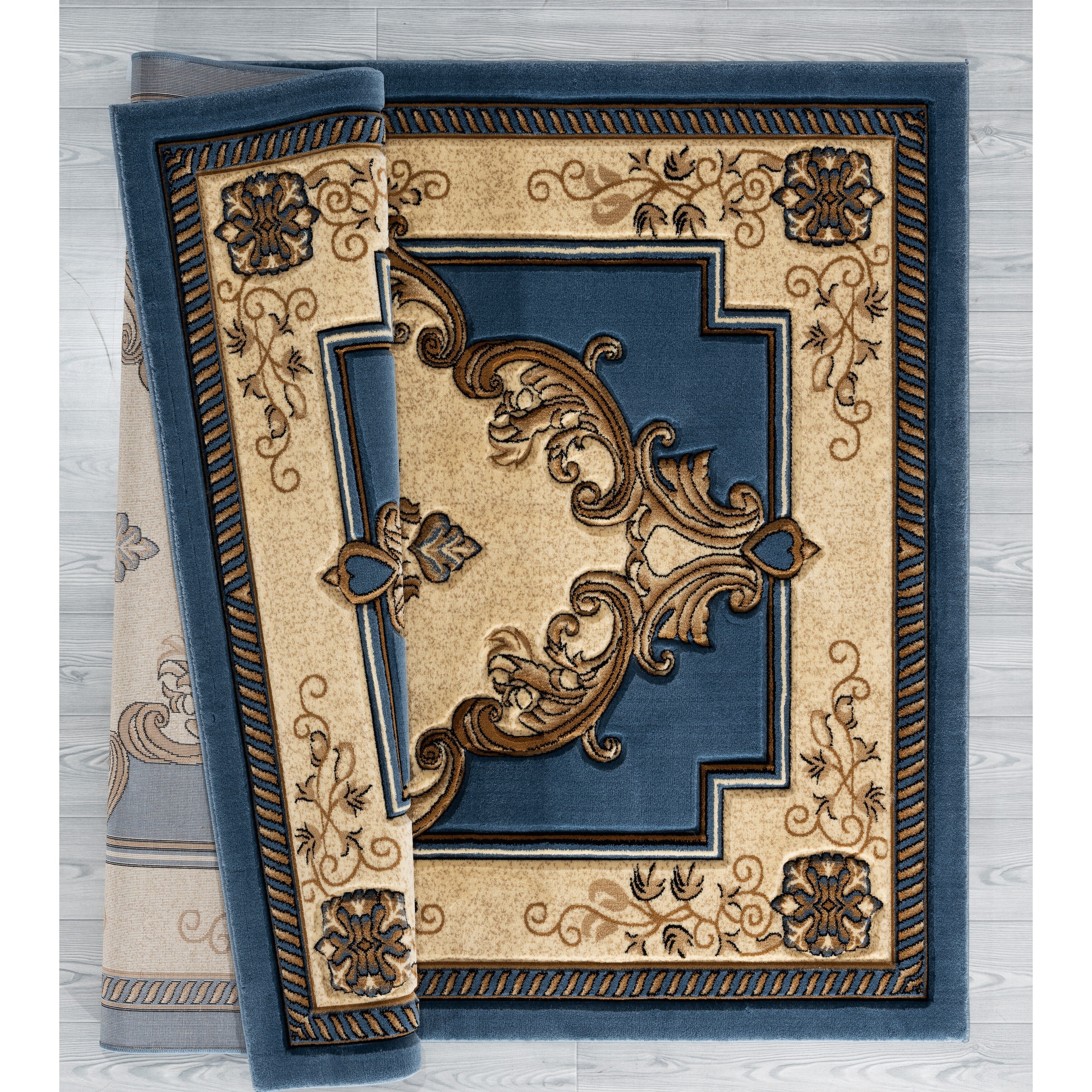 Tapis sculpté à la main Porch & Den Curry