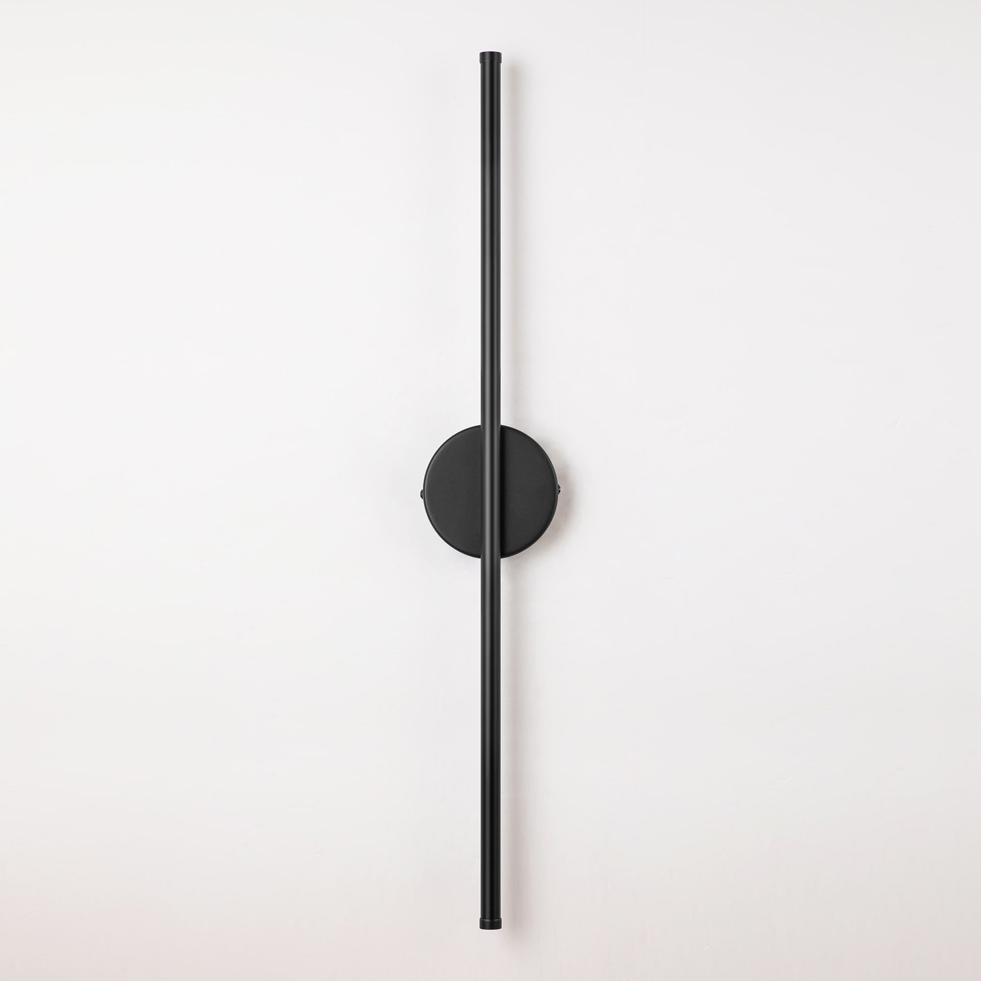 Applique murale linéaire moderne à 1 ampoule, noire/dorée/nickel, à LED, à intensité variable, pour salle de bain