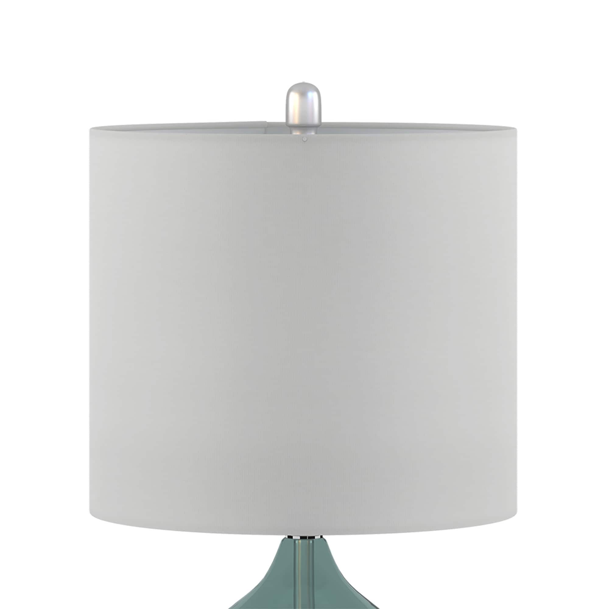 Lampe de table en verre courbé Ellipse, lot de 2