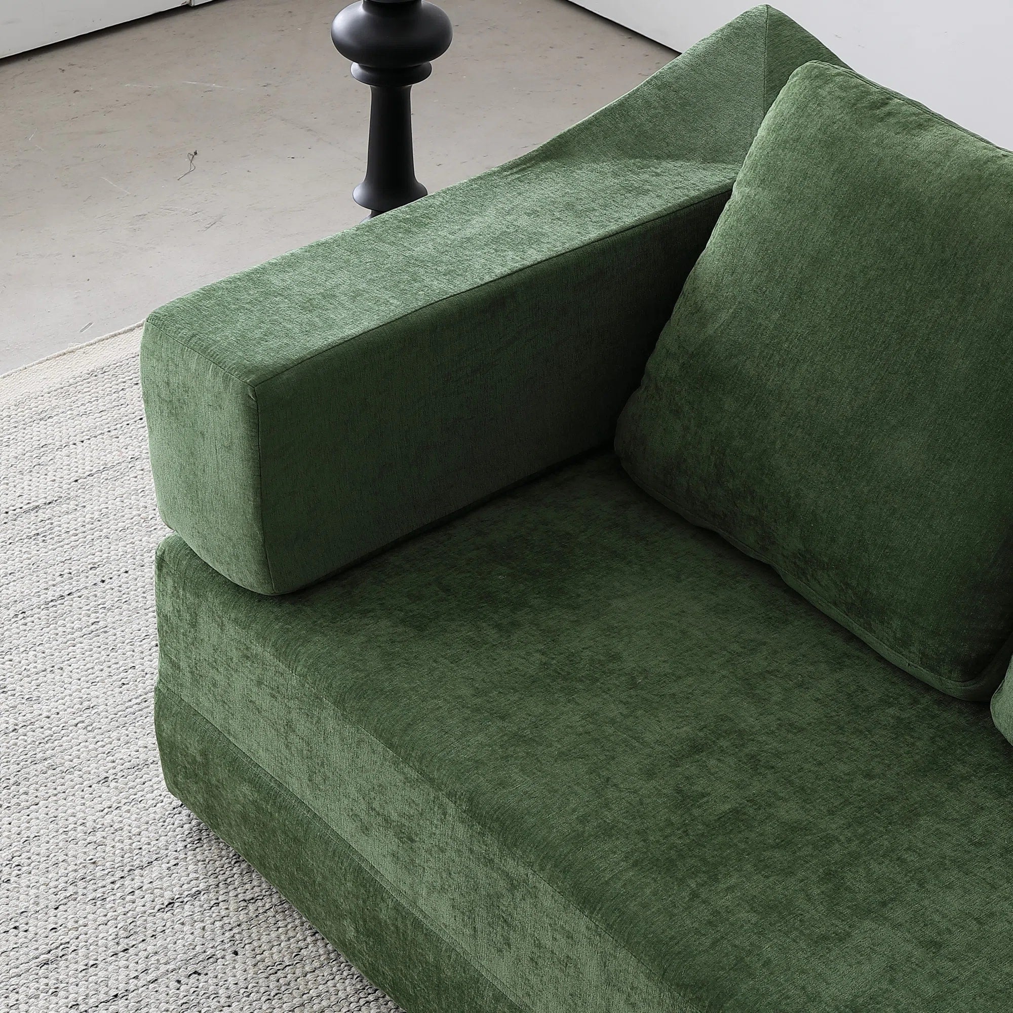 Canapé-lit convertible rembourré 70,87 $, fauteuil convertible, canapé de sol confortable pour salon, chambre, tissu chenille