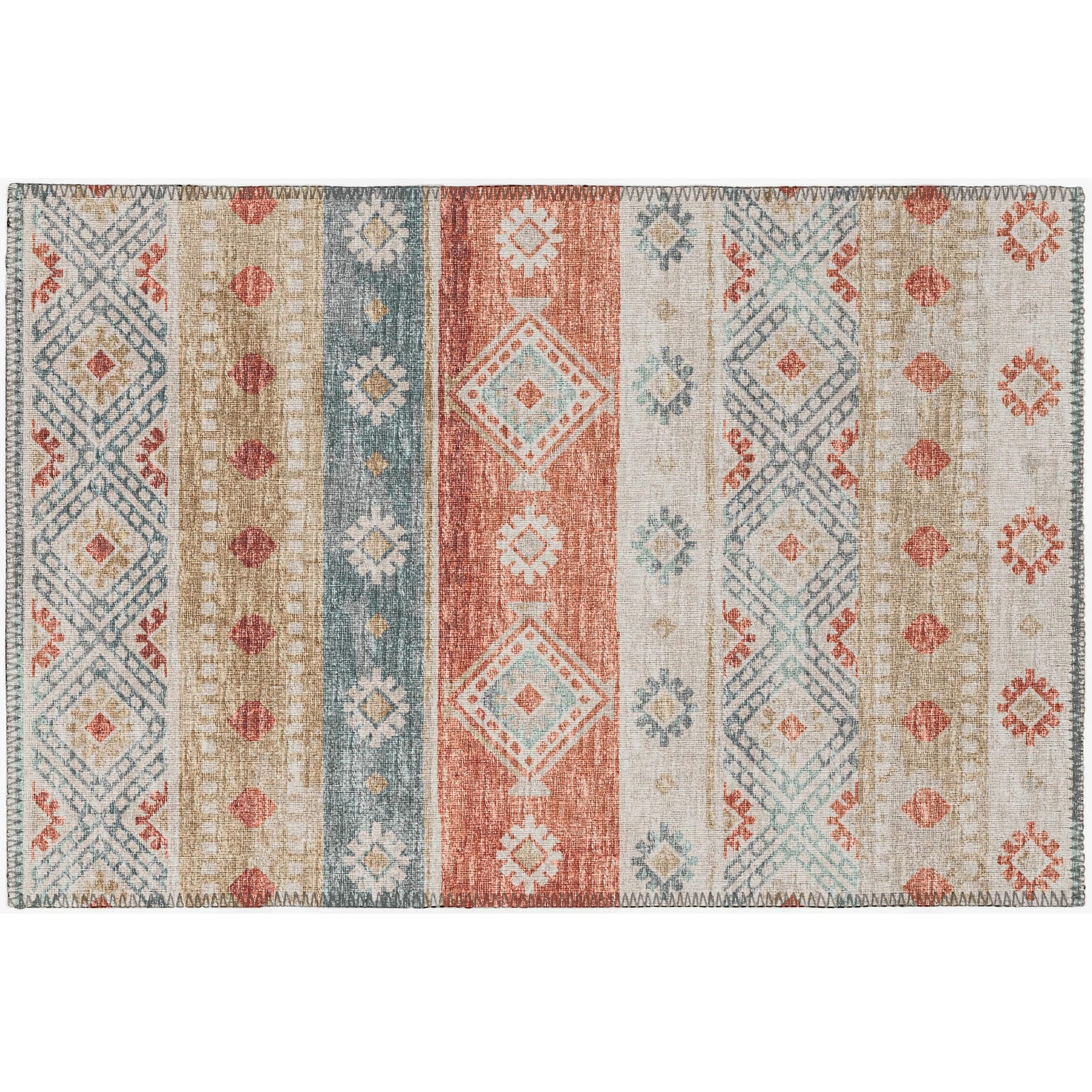 Tapis lavable Addison intérieur/extérieur Yuma Southwest Boho