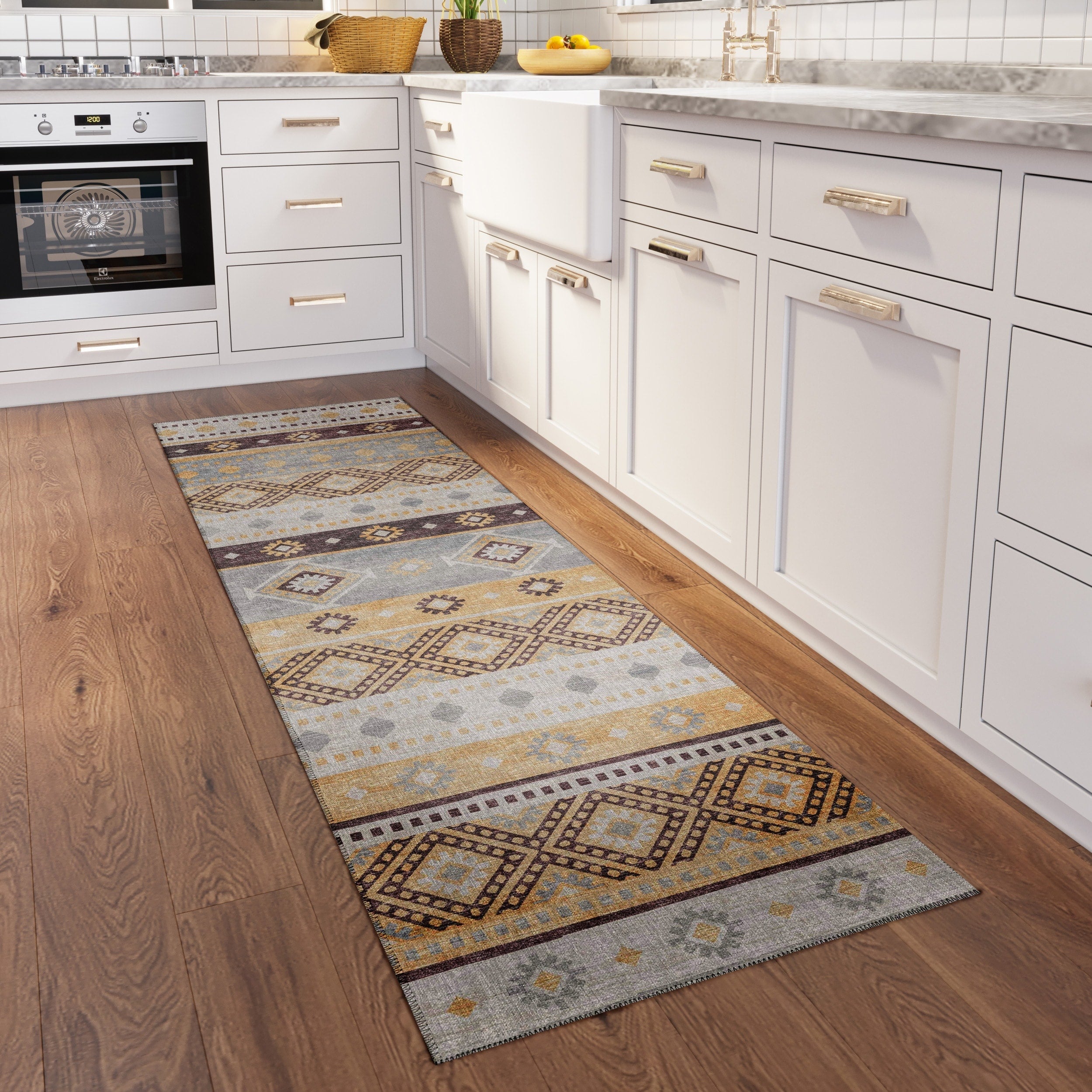 Tapis lavable Addison intérieur/extérieur Yuma Southwest Boho