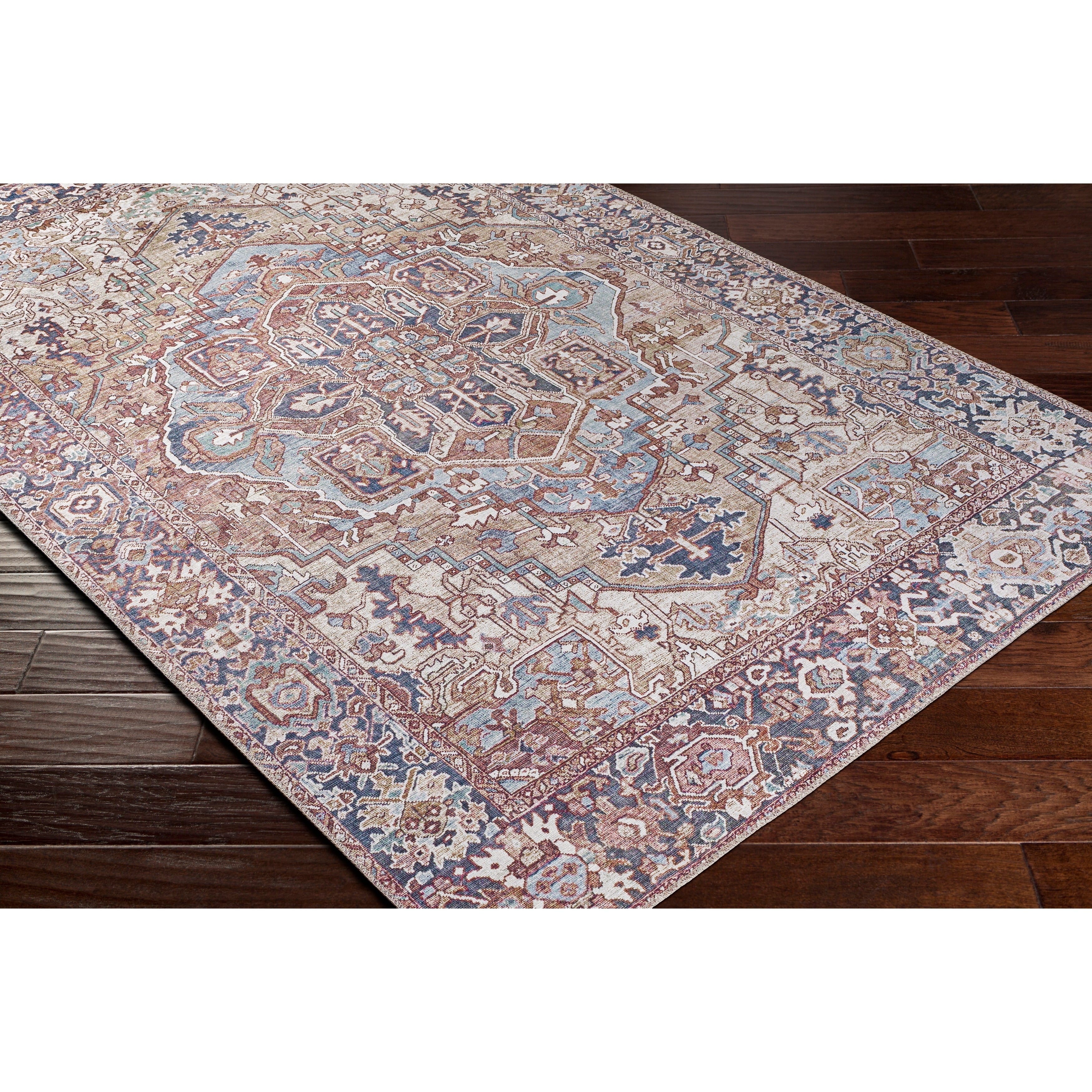 Tapis imprimé médaillon vintage Livabliss Adenia