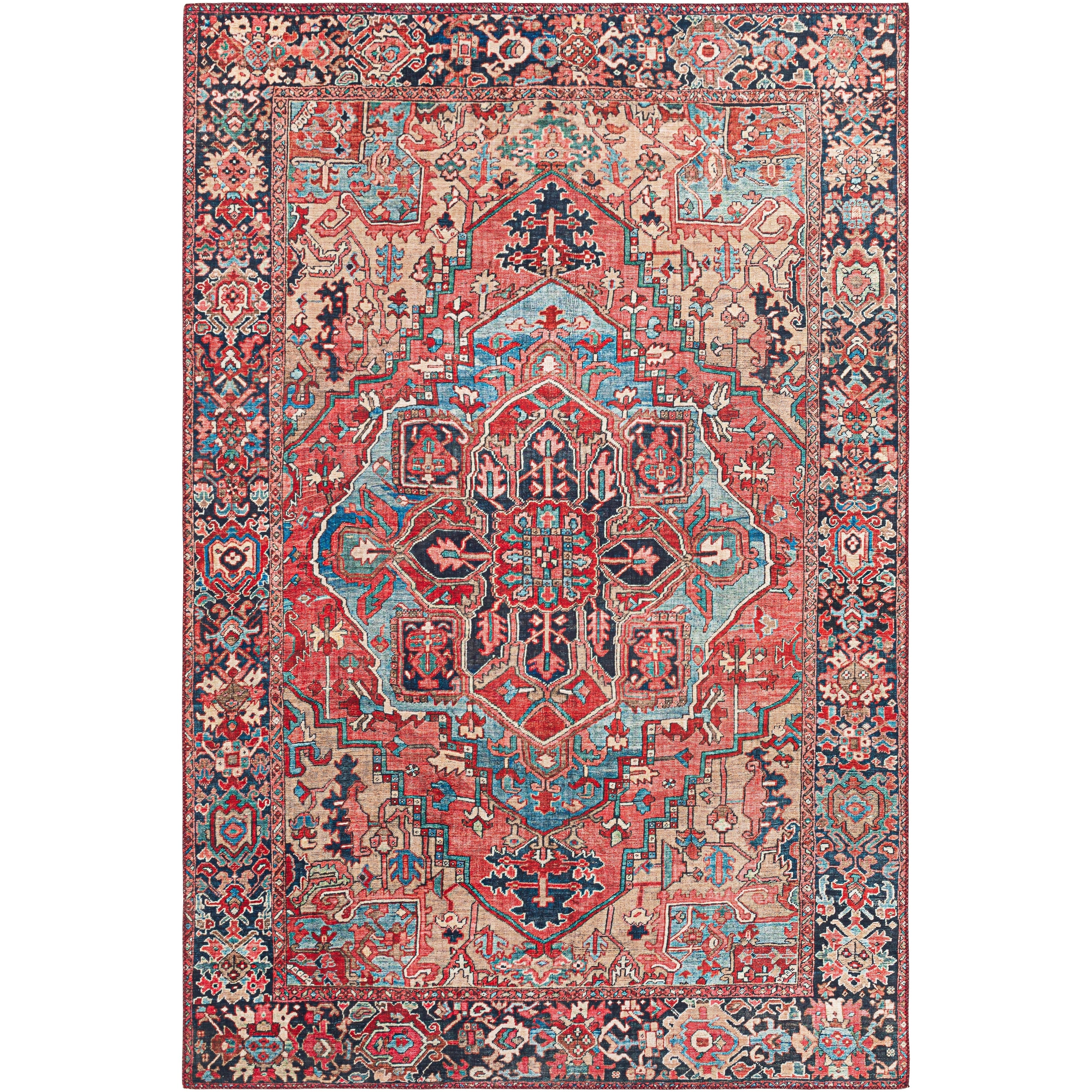 Tapis imprimé médaillon vintage Livabliss Adenia