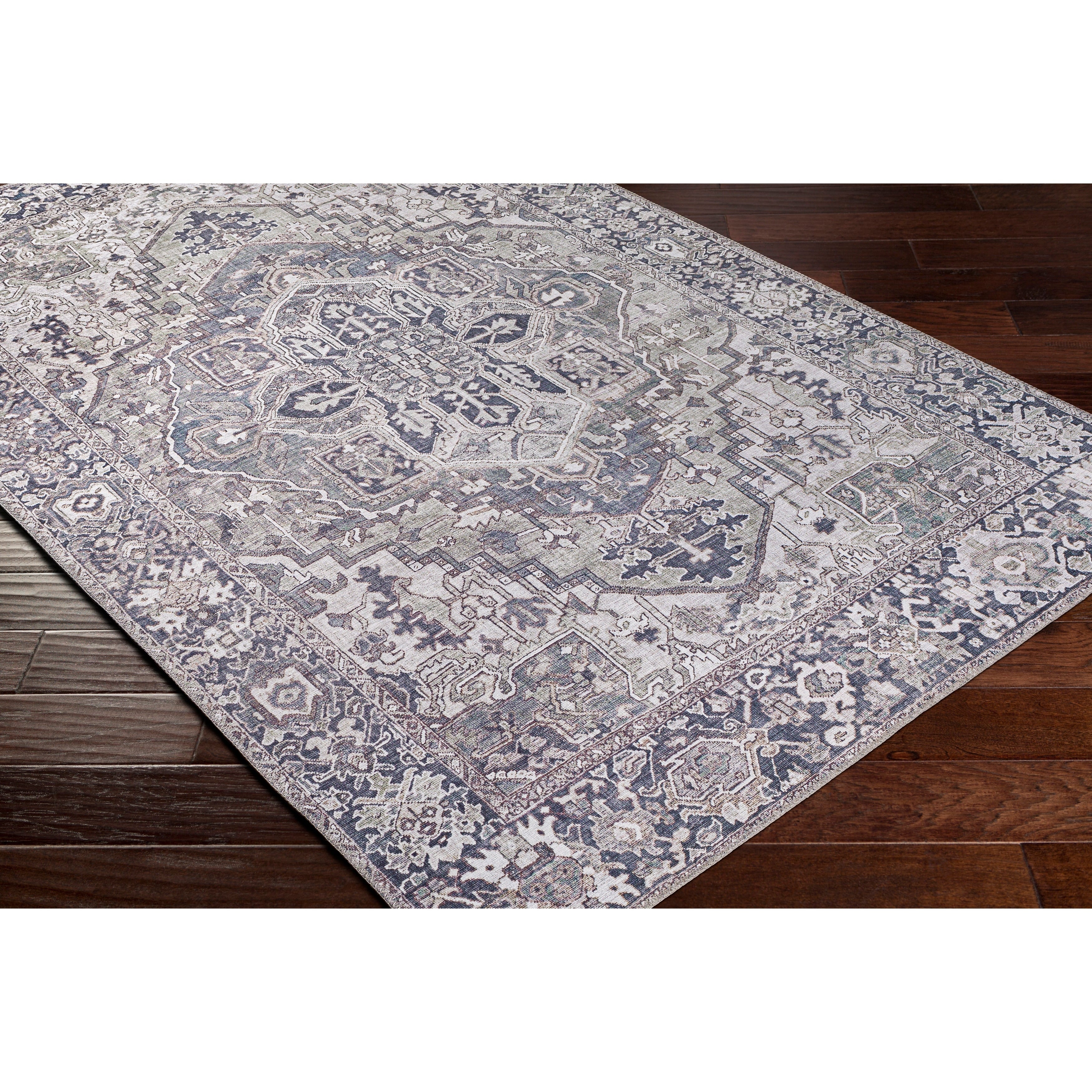 Tapis imprimé médaillon vintage Livabliss Adenia