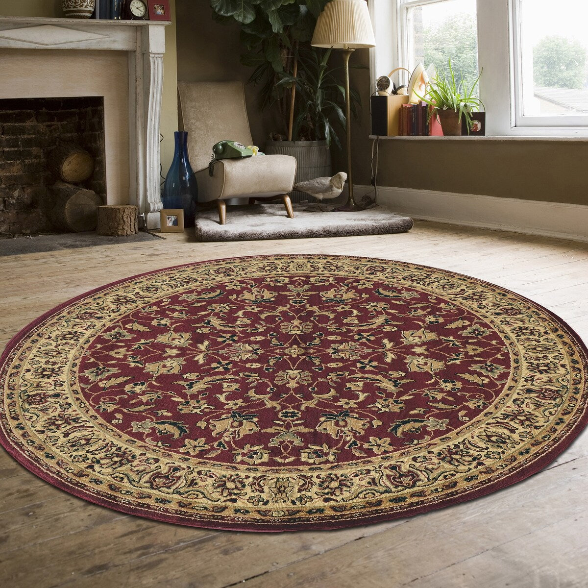 Tapis à motif sarouk floral traditionnel Caroline d'Admire Home Living