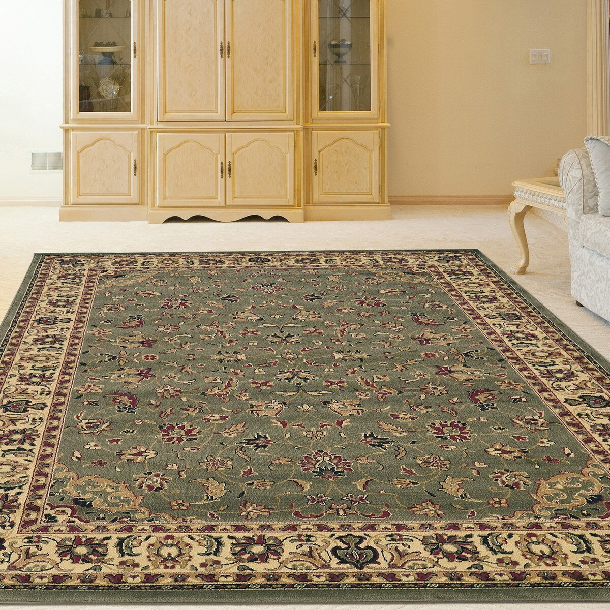 Tapis à motif sarouk floral traditionnel Caroline d'Admire Home Living