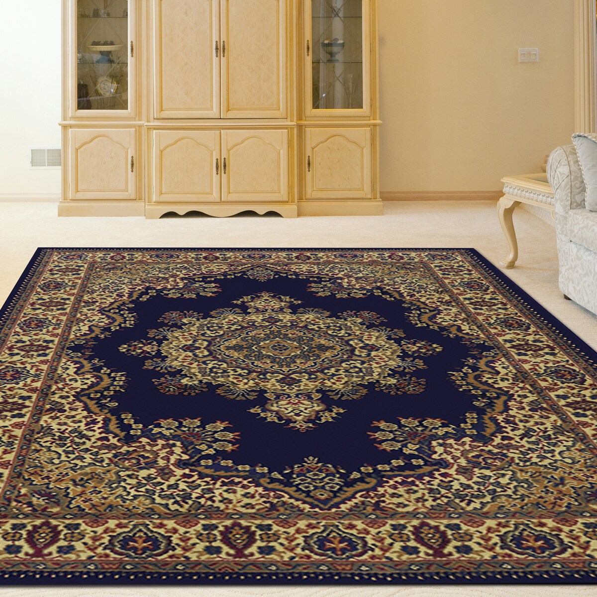 Tapis médaillon traditionnel Caroline d'Admire Home Living