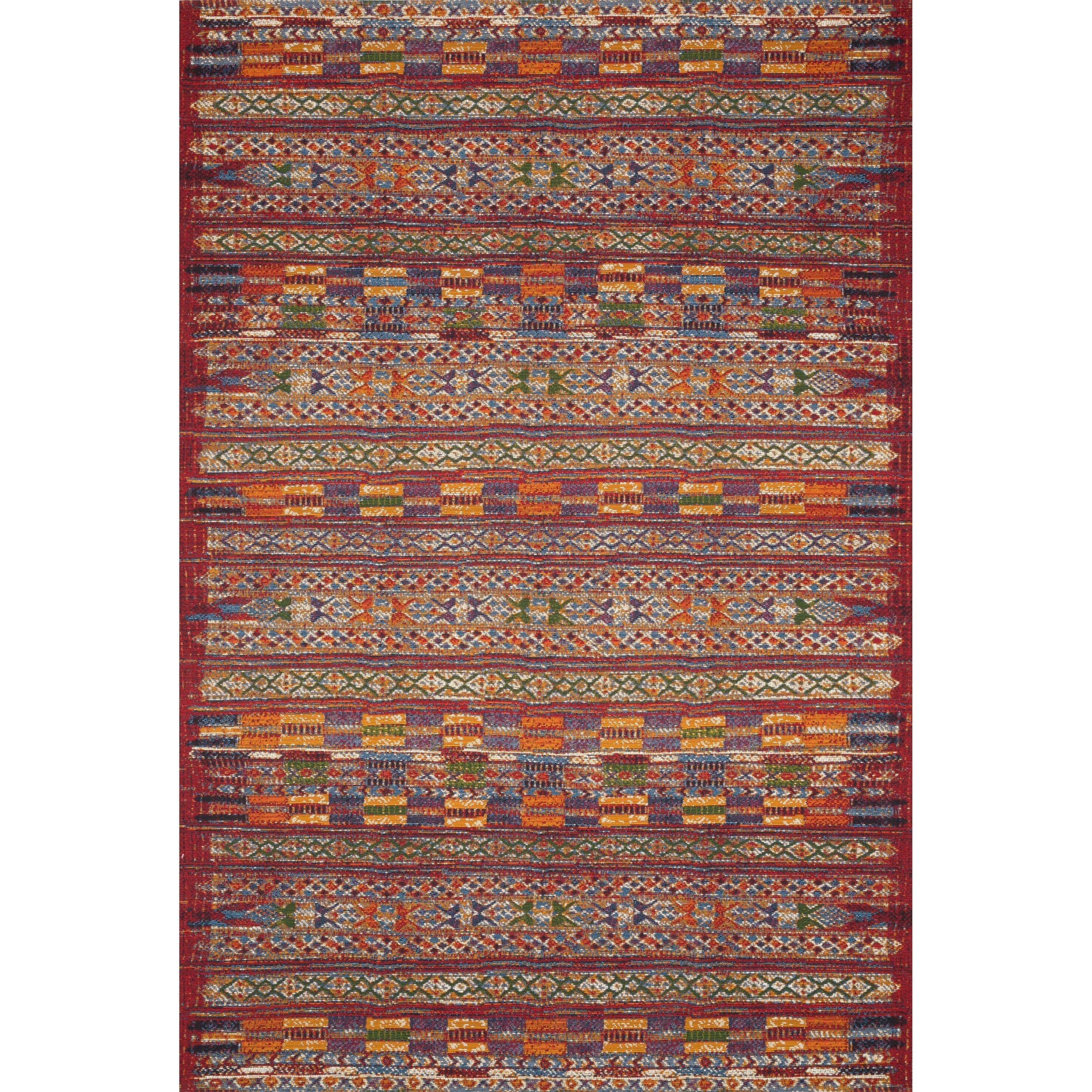 Tapis d'intérieur/extérieur moderne tribal Armanda d'Alexander Home