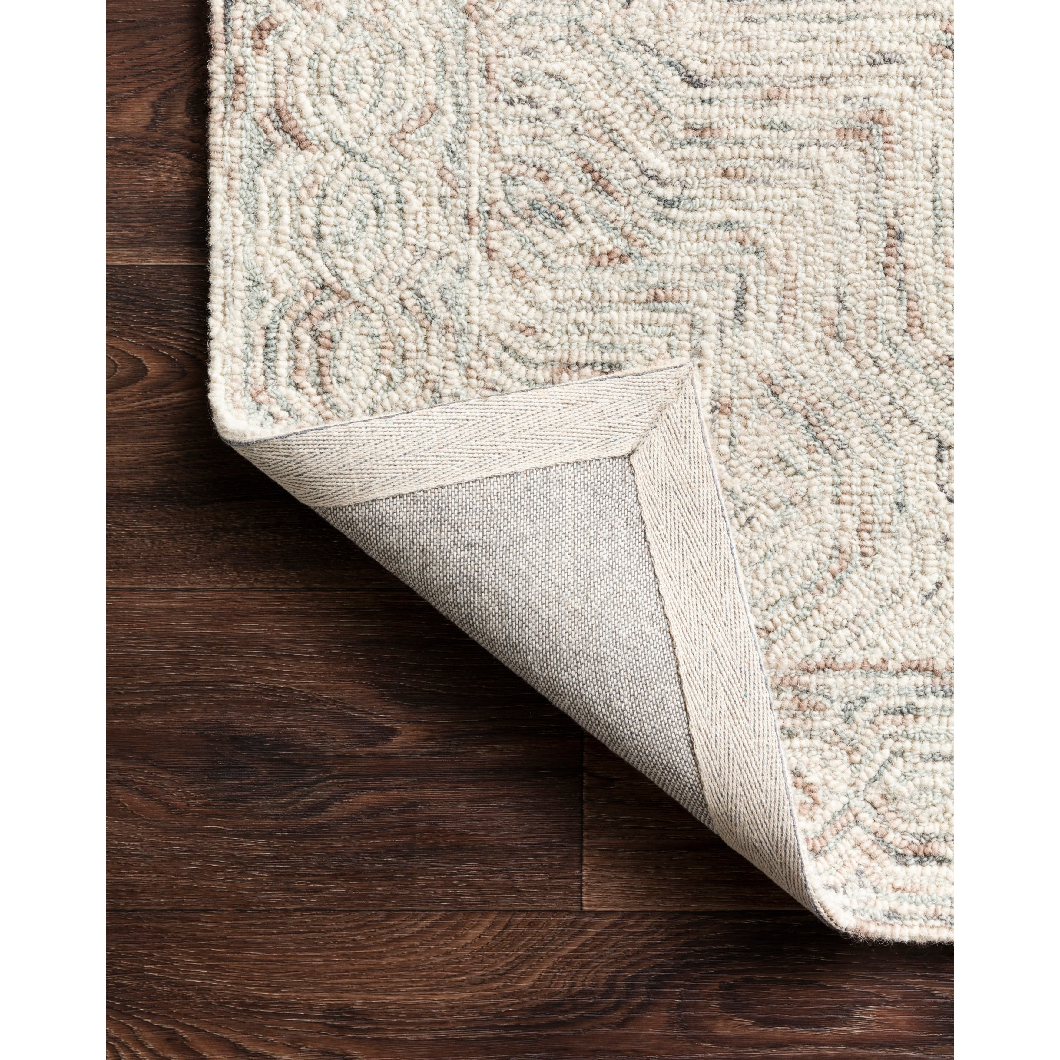 Tapis contemporain en laine touffeté à la main Alexander Home Aspen Neutral