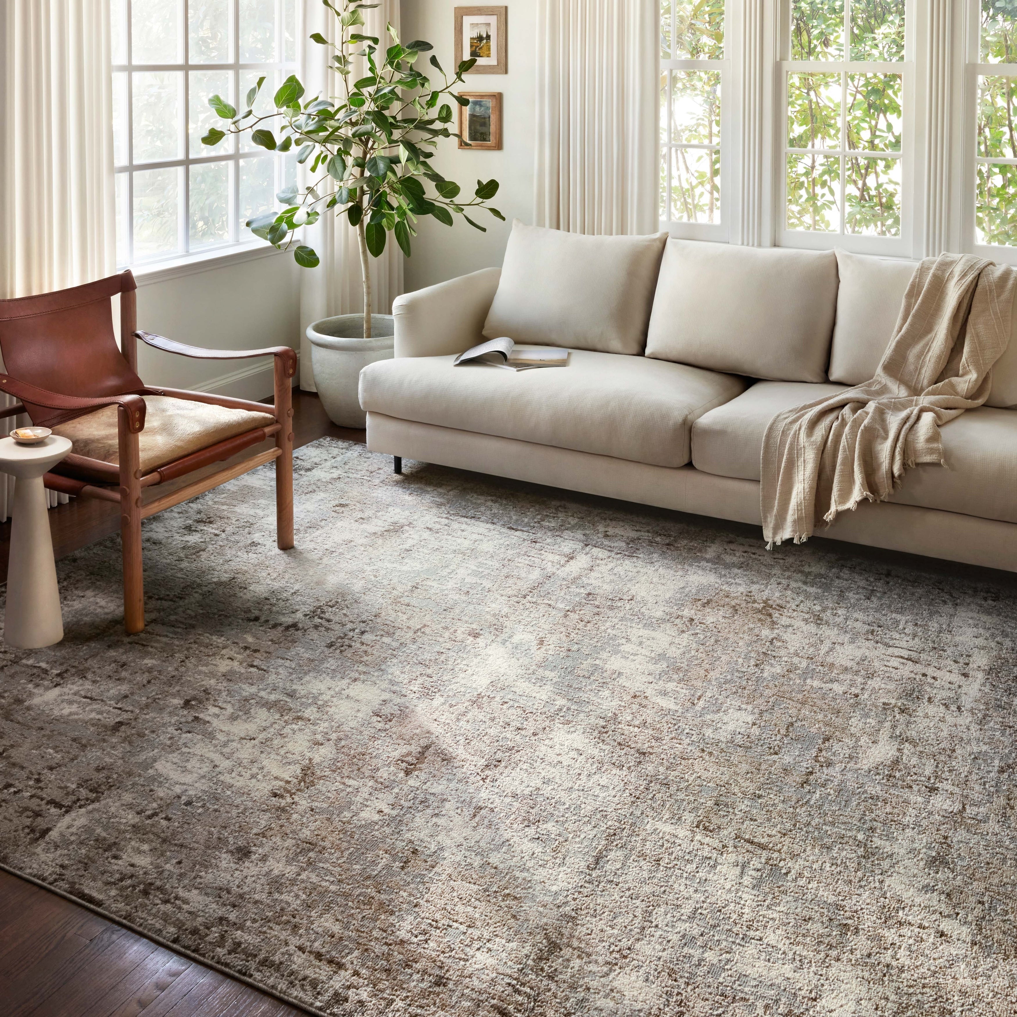 Tapis abstrait moderne Alexander Home Grant
