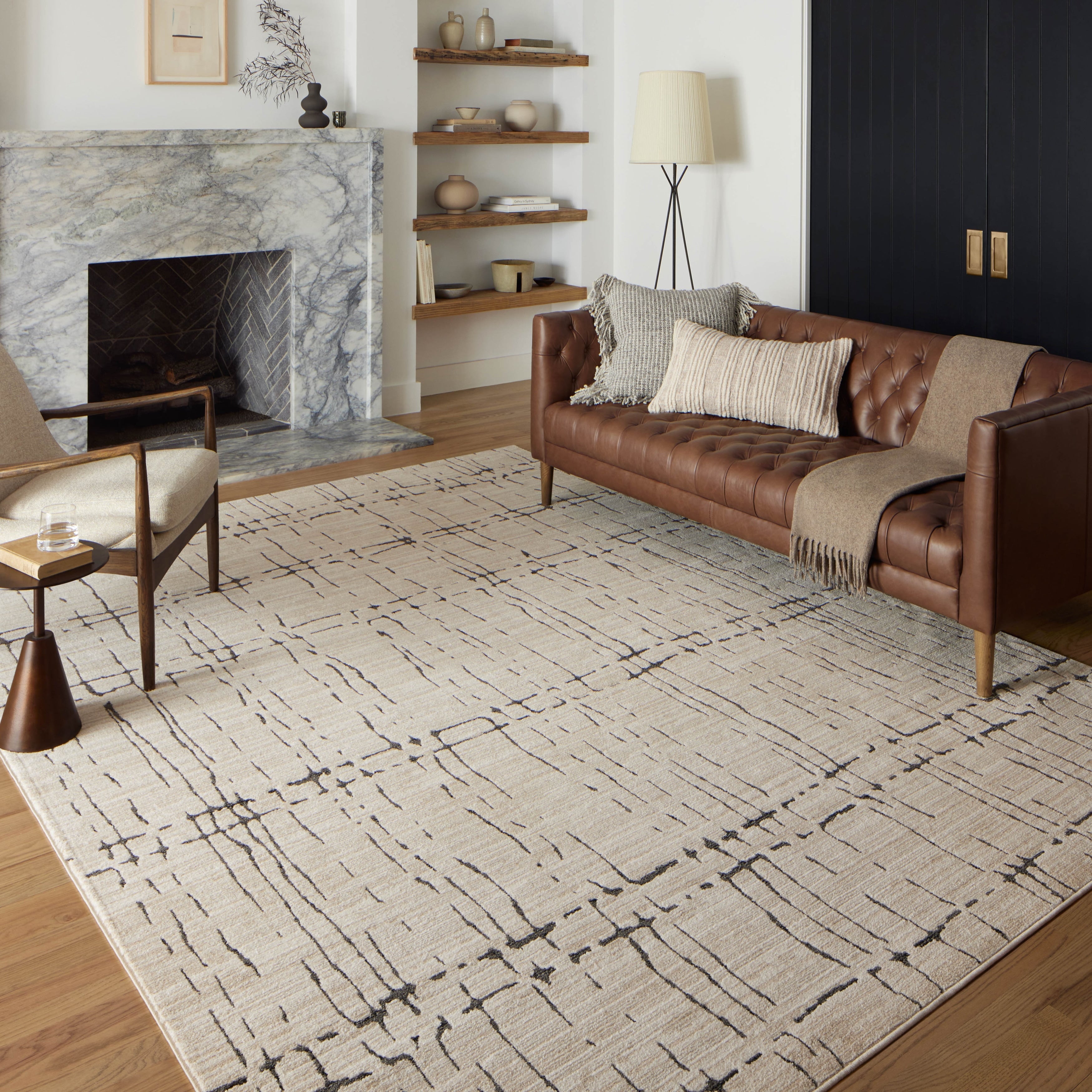 Tapis dimensionnel industriel Harrison d'Alexander Home