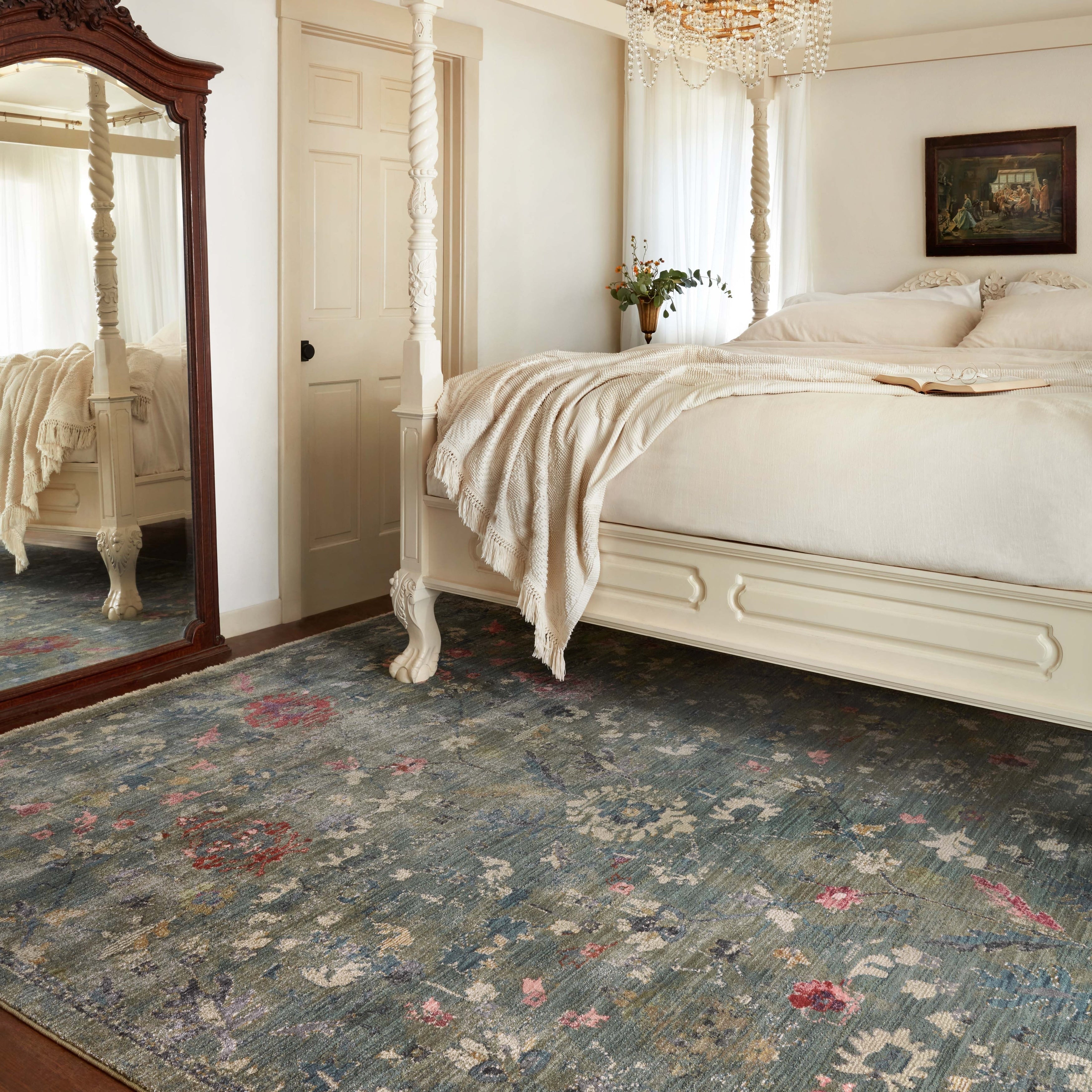 Tapis vintage vieilli Alexander Home Jewel Boho