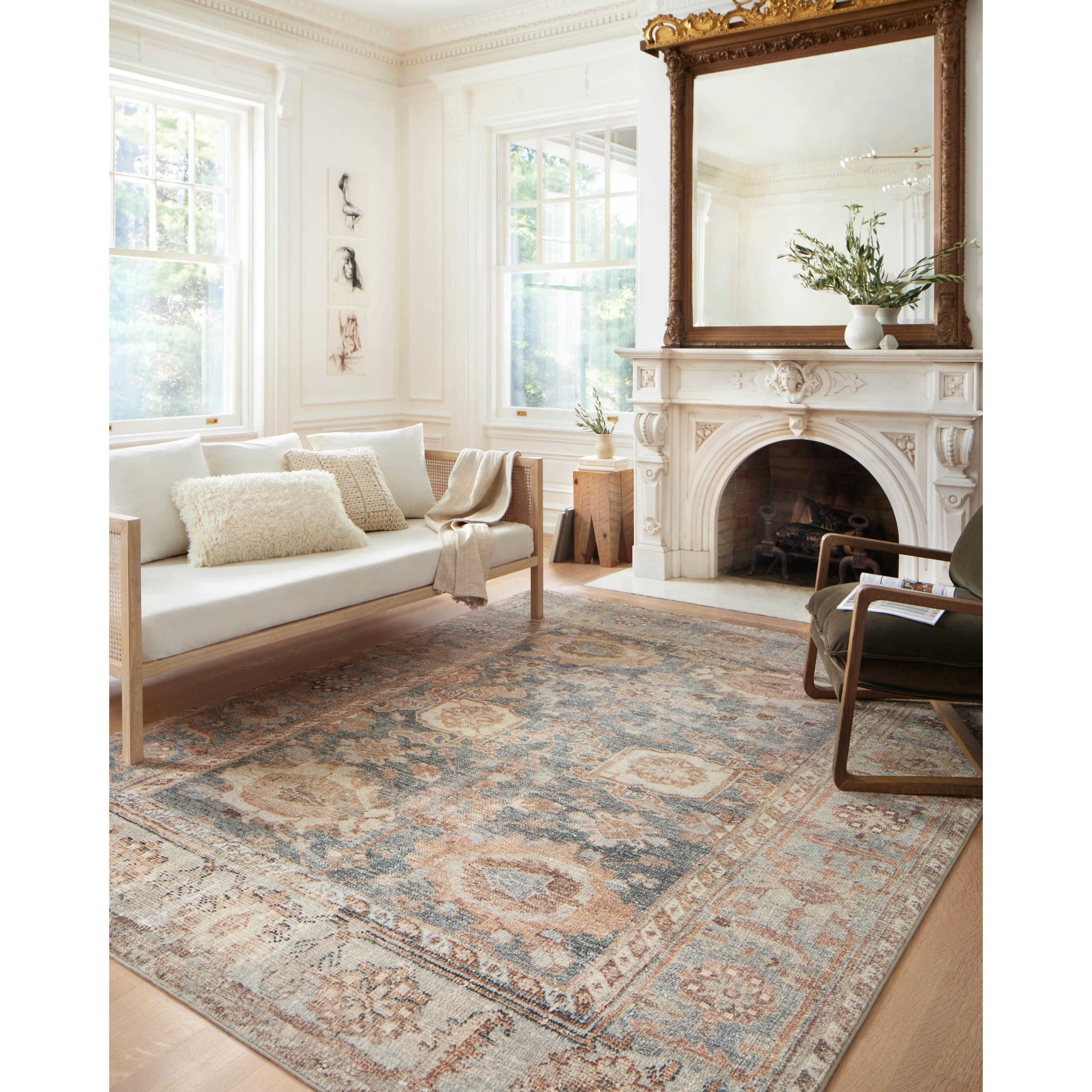 Tapis persan ultra moelleux Sara Boho d'Alexander Home