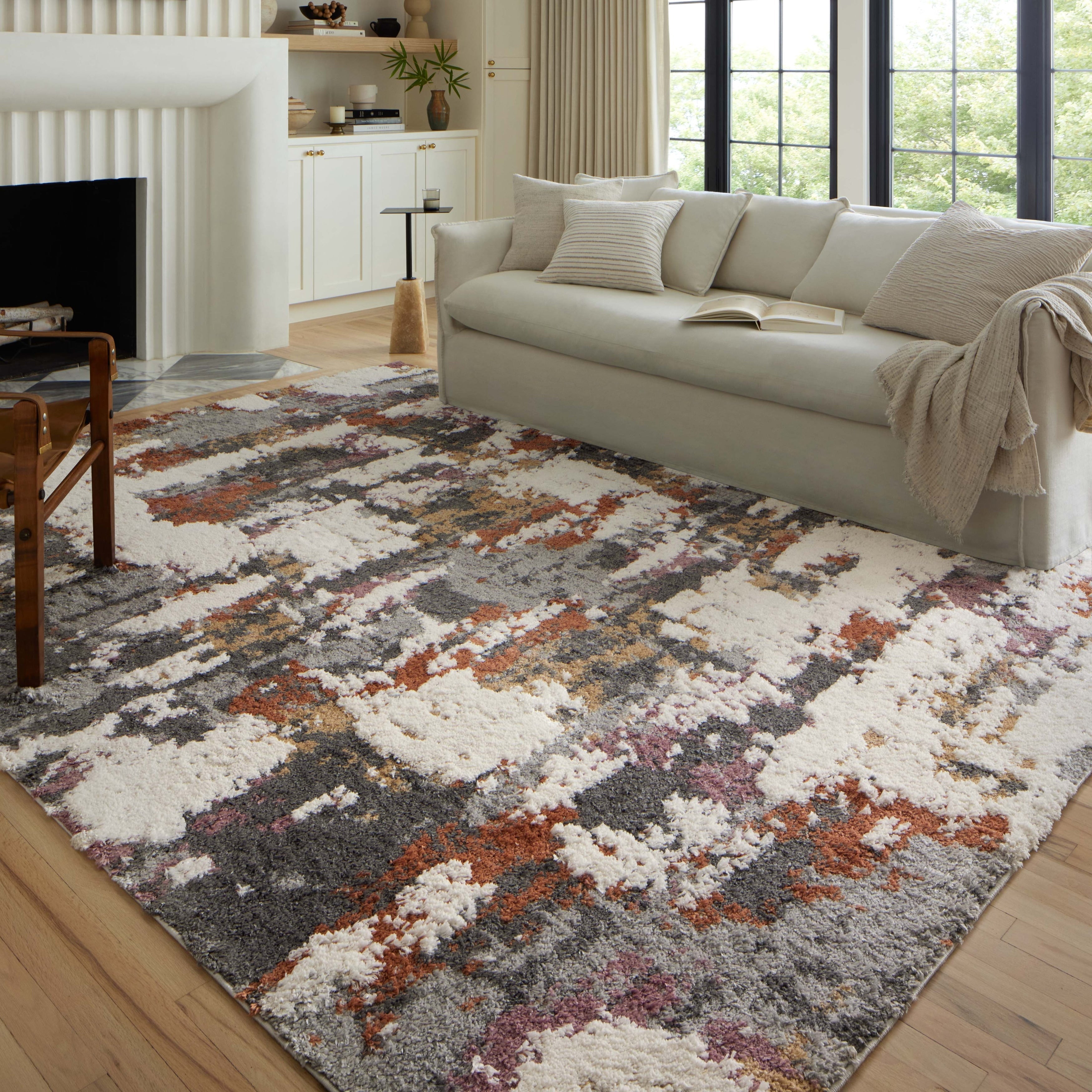 Tapis à poils longs moderne Kenya d'Alexander Home