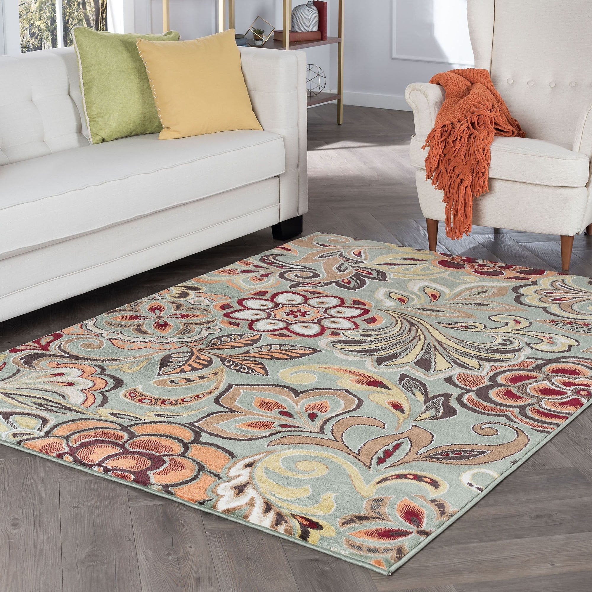 Tapis d'intérieur à motif floral Decora Farmhouse