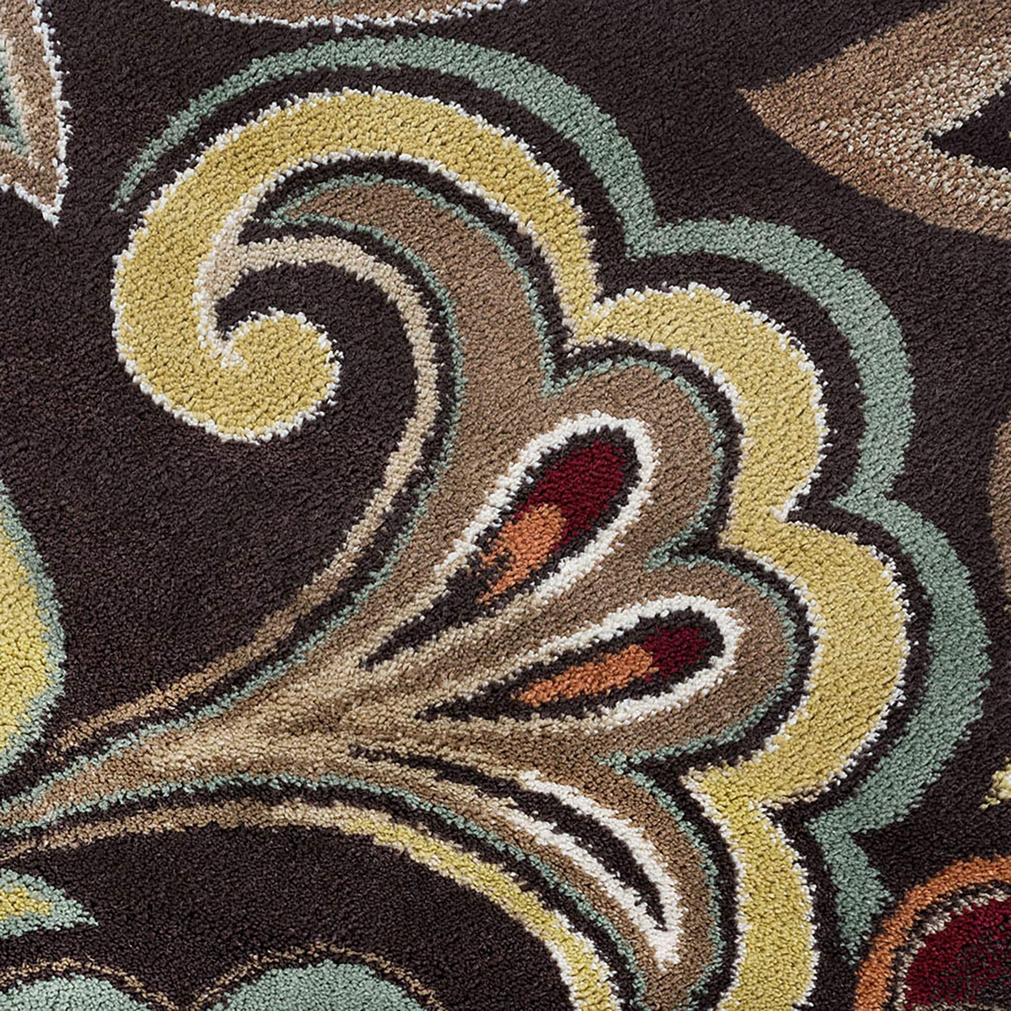 Tapis d'intérieur à motif floral Decora Farmhouse