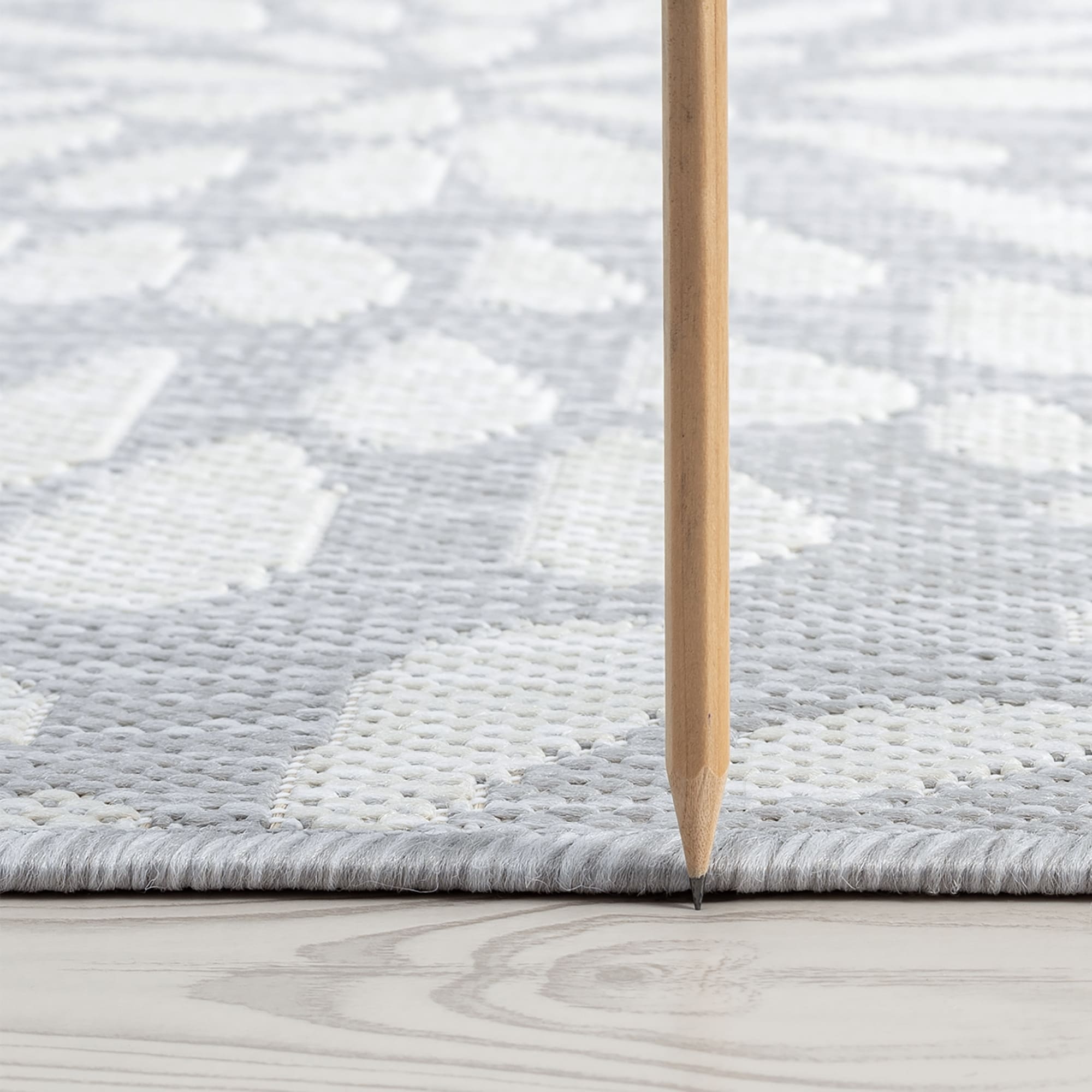 Tapis d'intérieur/extérieur à motif floral côtier Exo