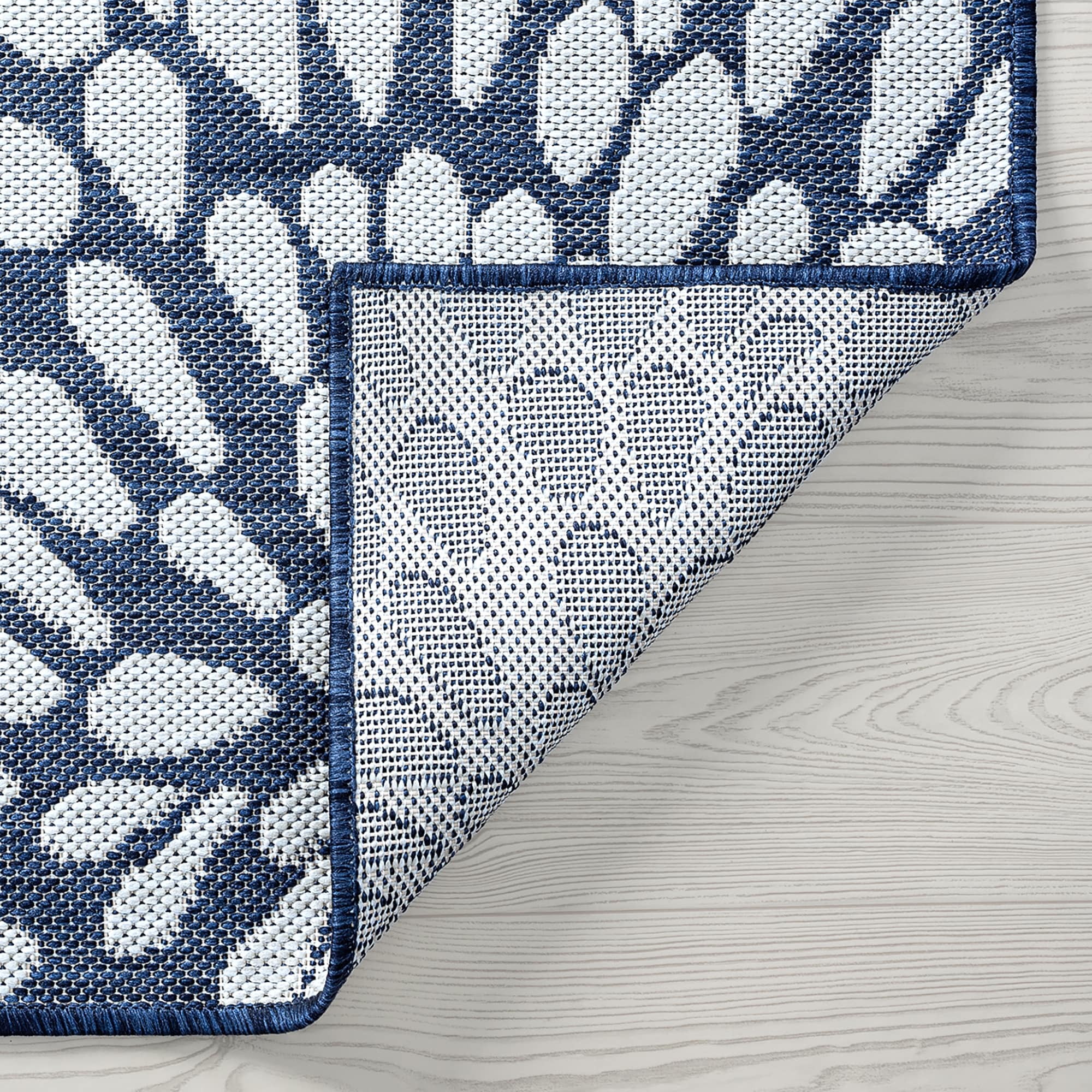 Tapis d'intérieur/extérieur à motif floral côtier Exo