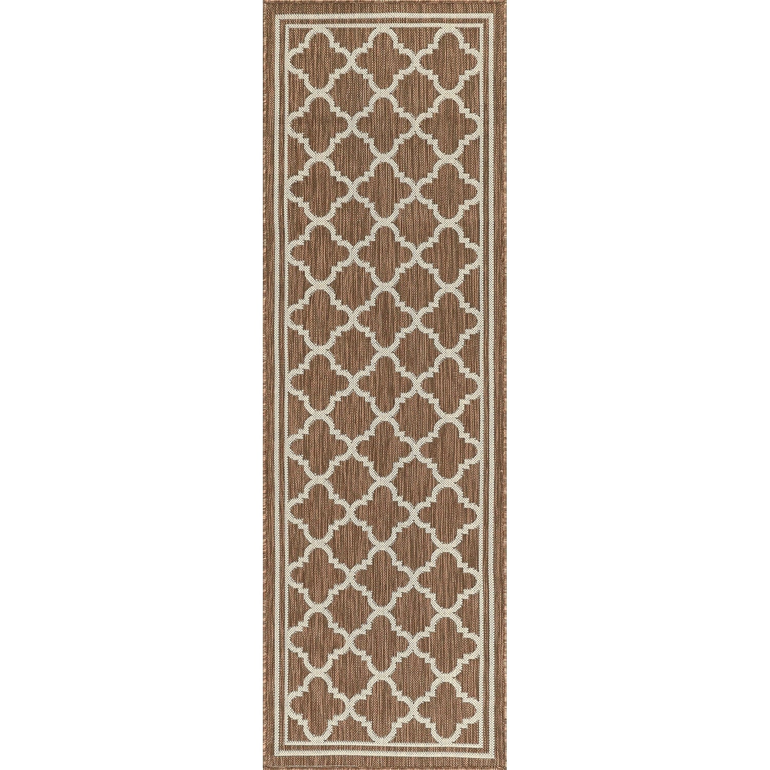 Tapis géométrique d'intérieur/extérieur Exo Coastal