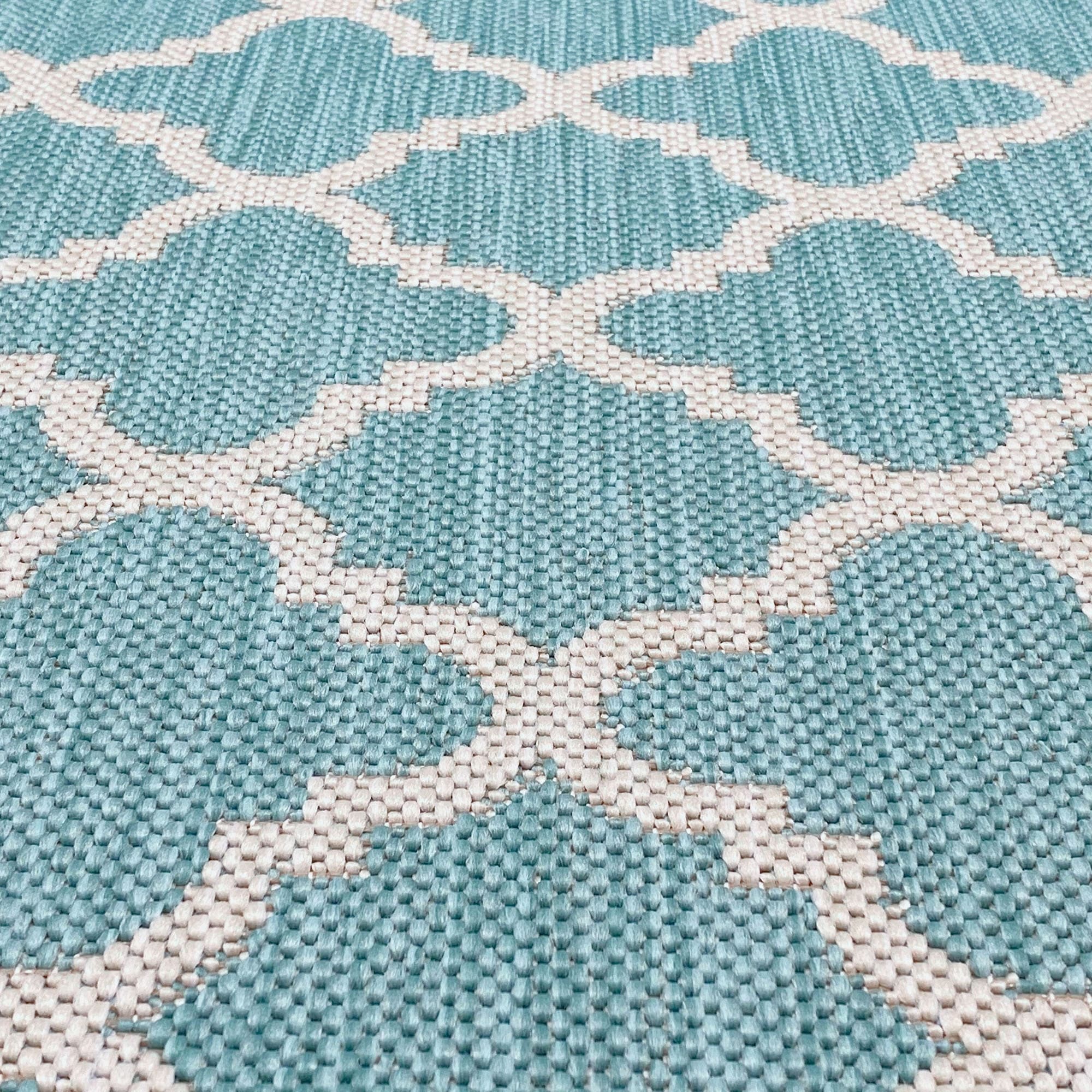 Tapis géométrique d'intérieur/extérieur Exo Coastal