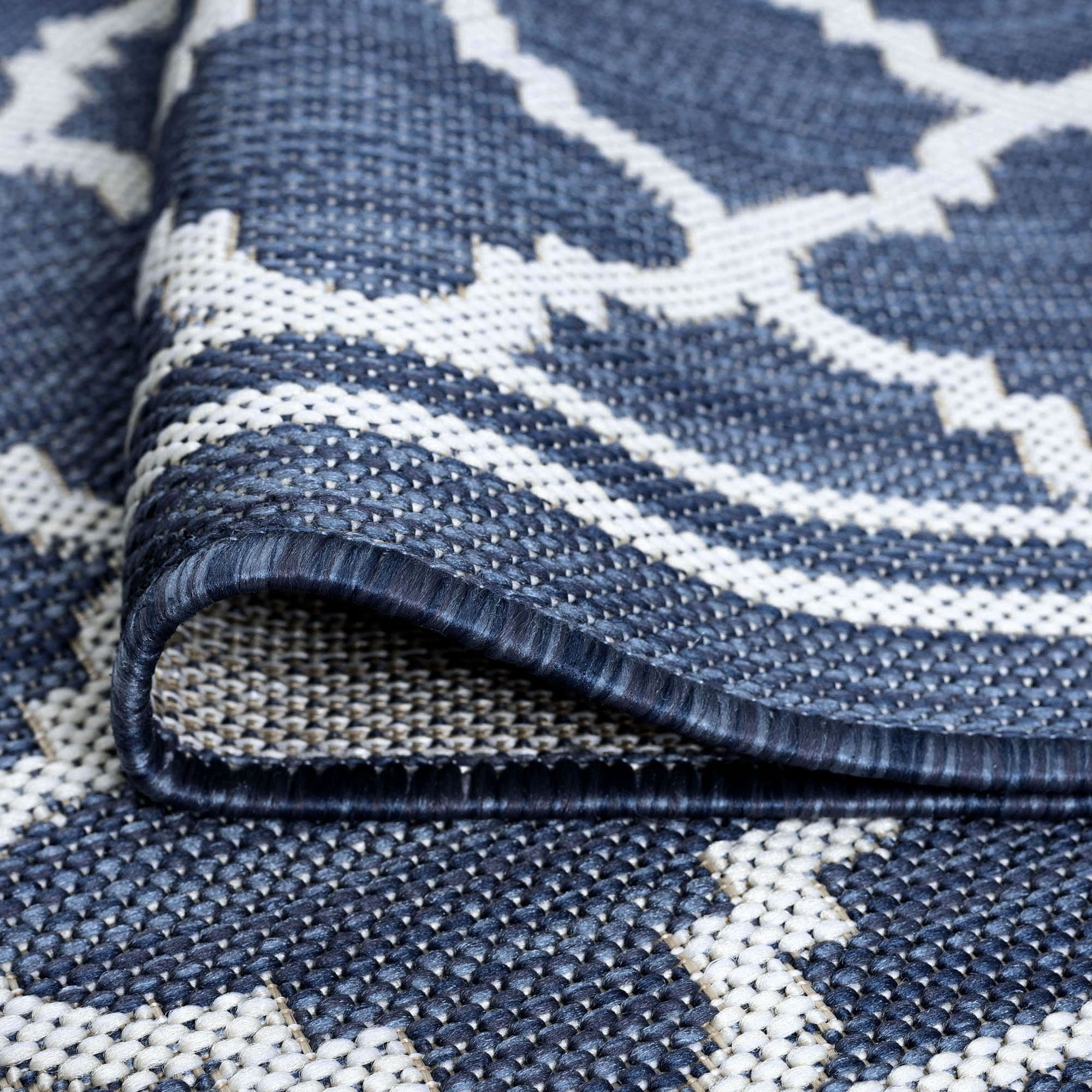 Tapis géométrique d'intérieur/extérieur Exo Coastal