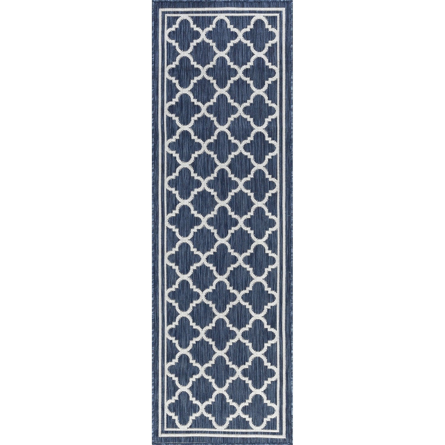Tapis géométrique d'intérieur/extérieur Exo Coastal