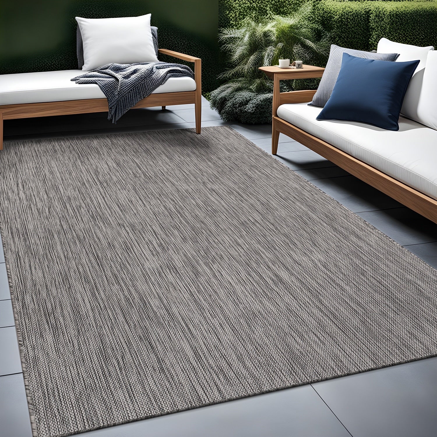 Tapis lavable Aloha pour intérieur et extérieur, résistant, pour terrasse, salon
