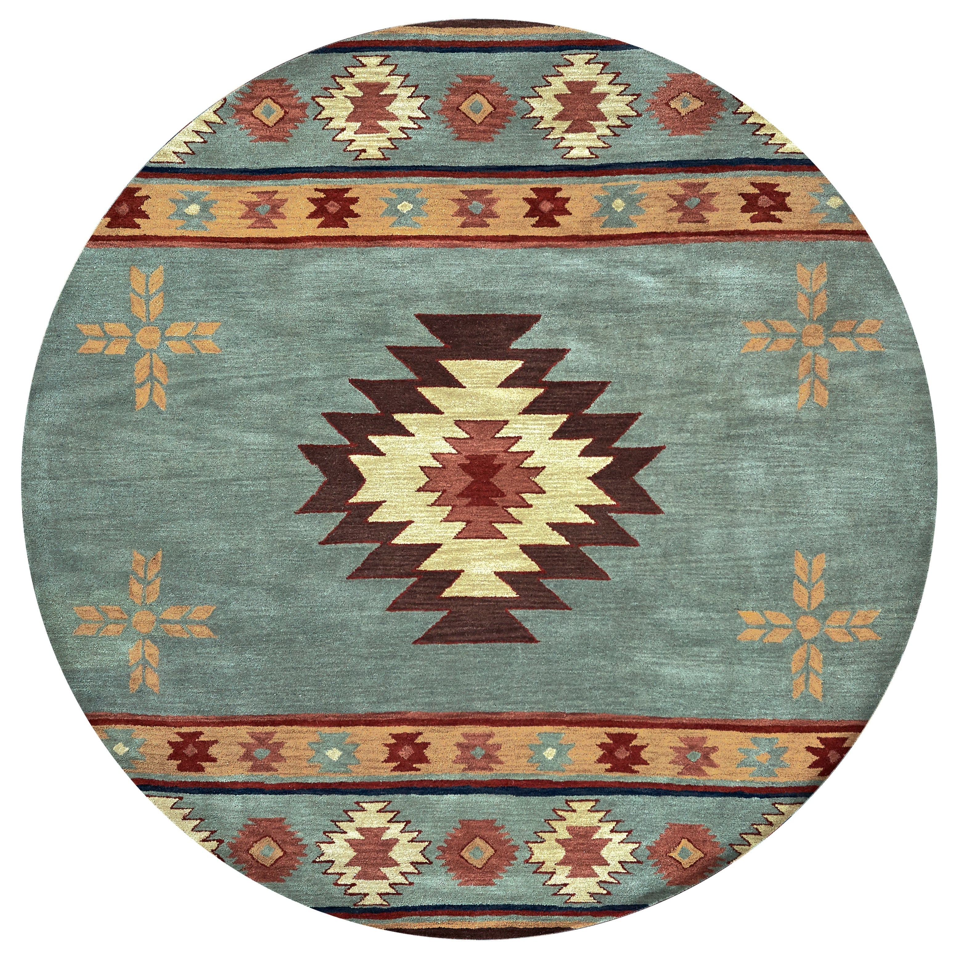 Tapis en laine touffeté à la main Alora Decor Ryder Southwestern