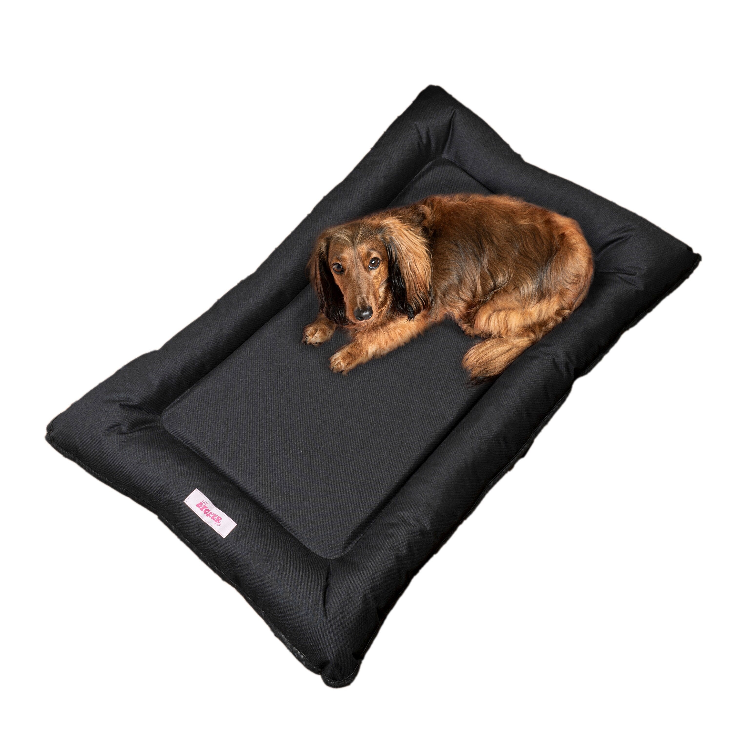 Lit de camping traditionnel en mousse à mémoire de forme pour animaux de compagnie Archie Oxford, imperméable, lavable à la main, pour intérieur et extérieur