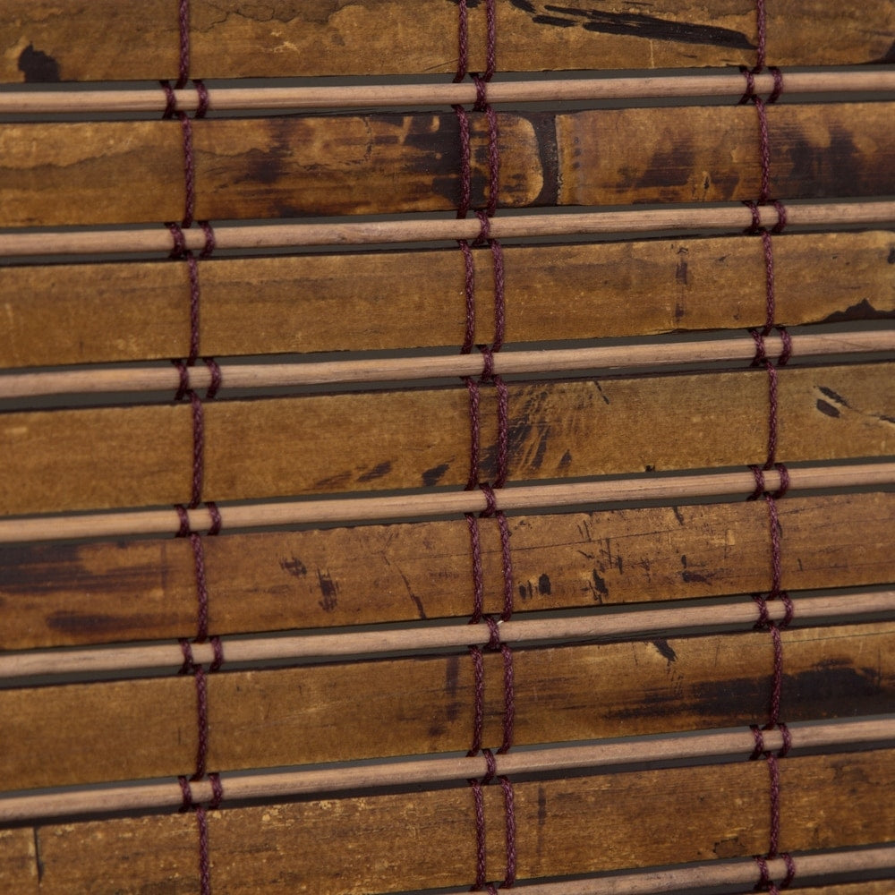 Stores Arlo sans fil en bambou Java profond avec système de levage, hauteur de 60 pouces