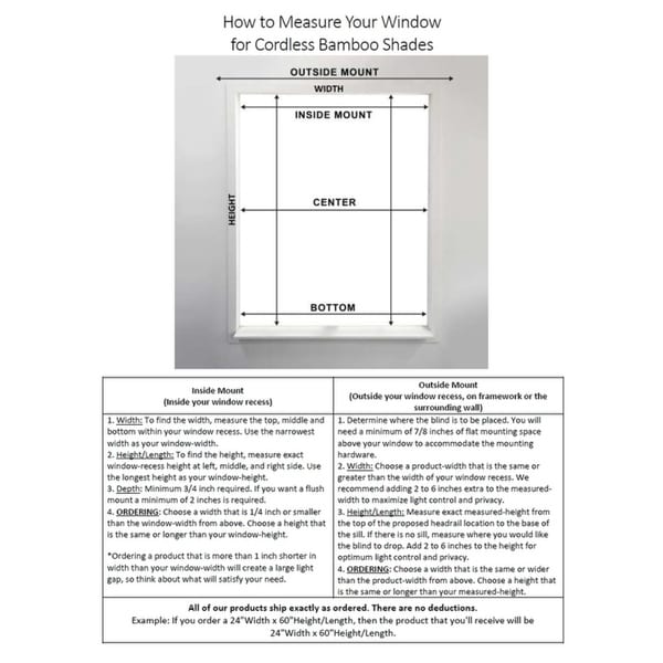 Stores Arlo en bambou blanchi à la chaux, hauteur 74 pouces