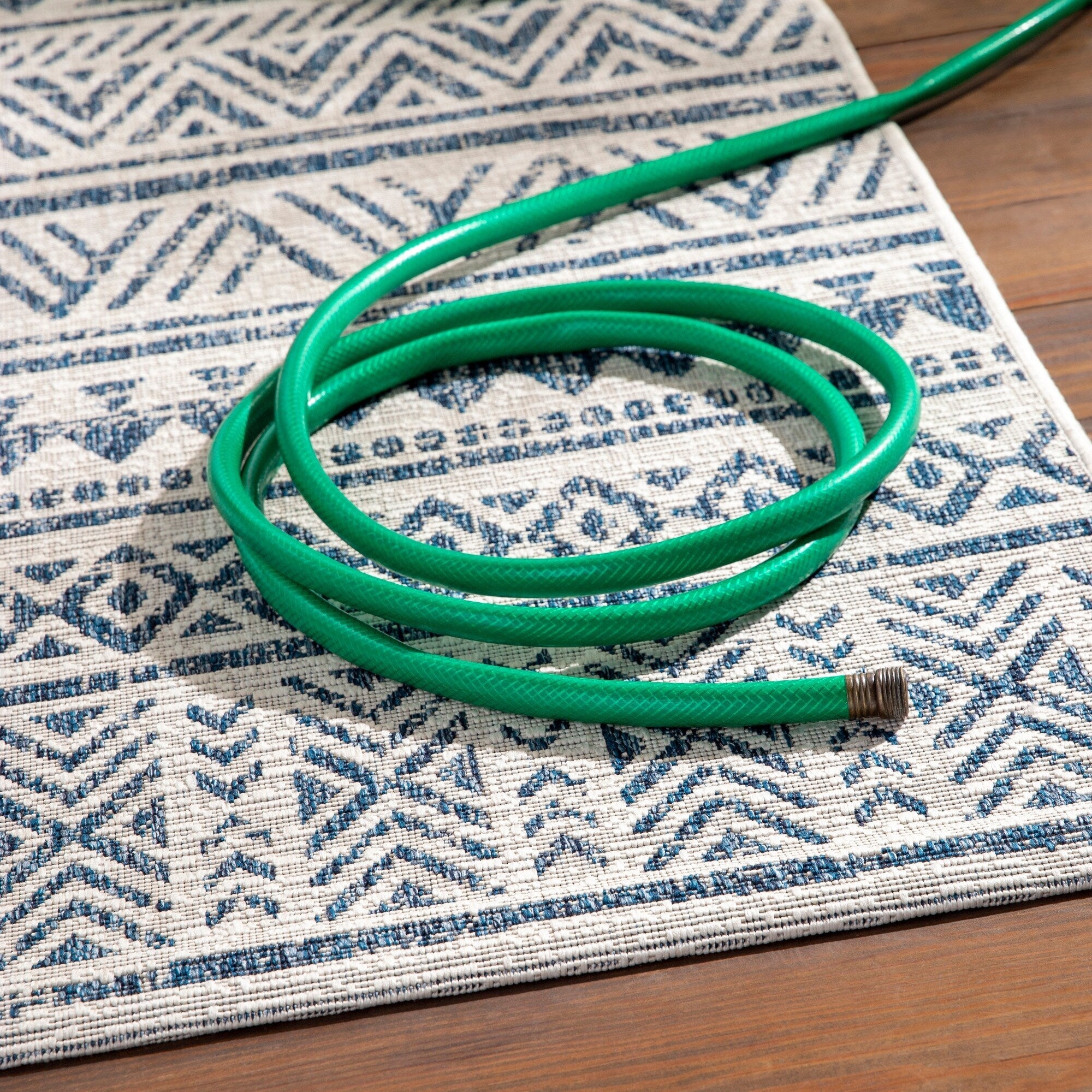 Tapis d'intérieur/extérieur vintage Livabliss Powlett de style sud-ouest