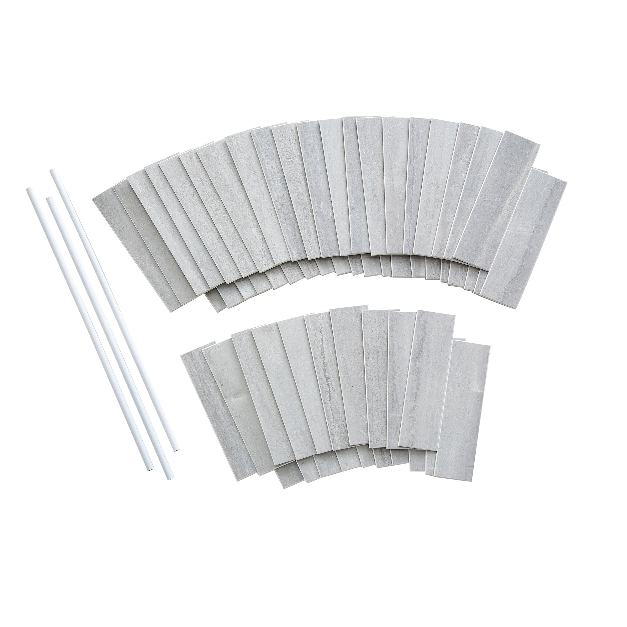 Carrelage mural adhésif Aspect Collage