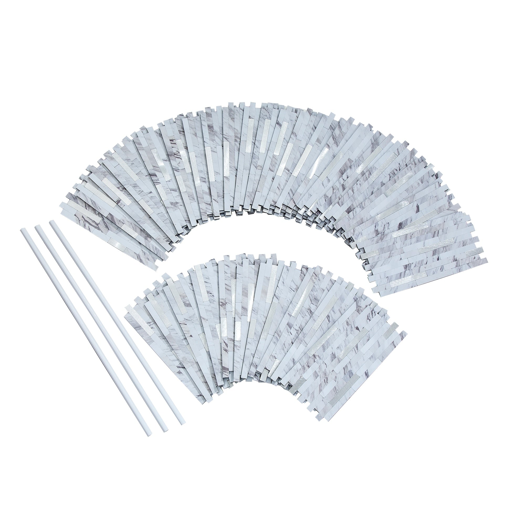 Carrelage mural adhésif Aspect Collage