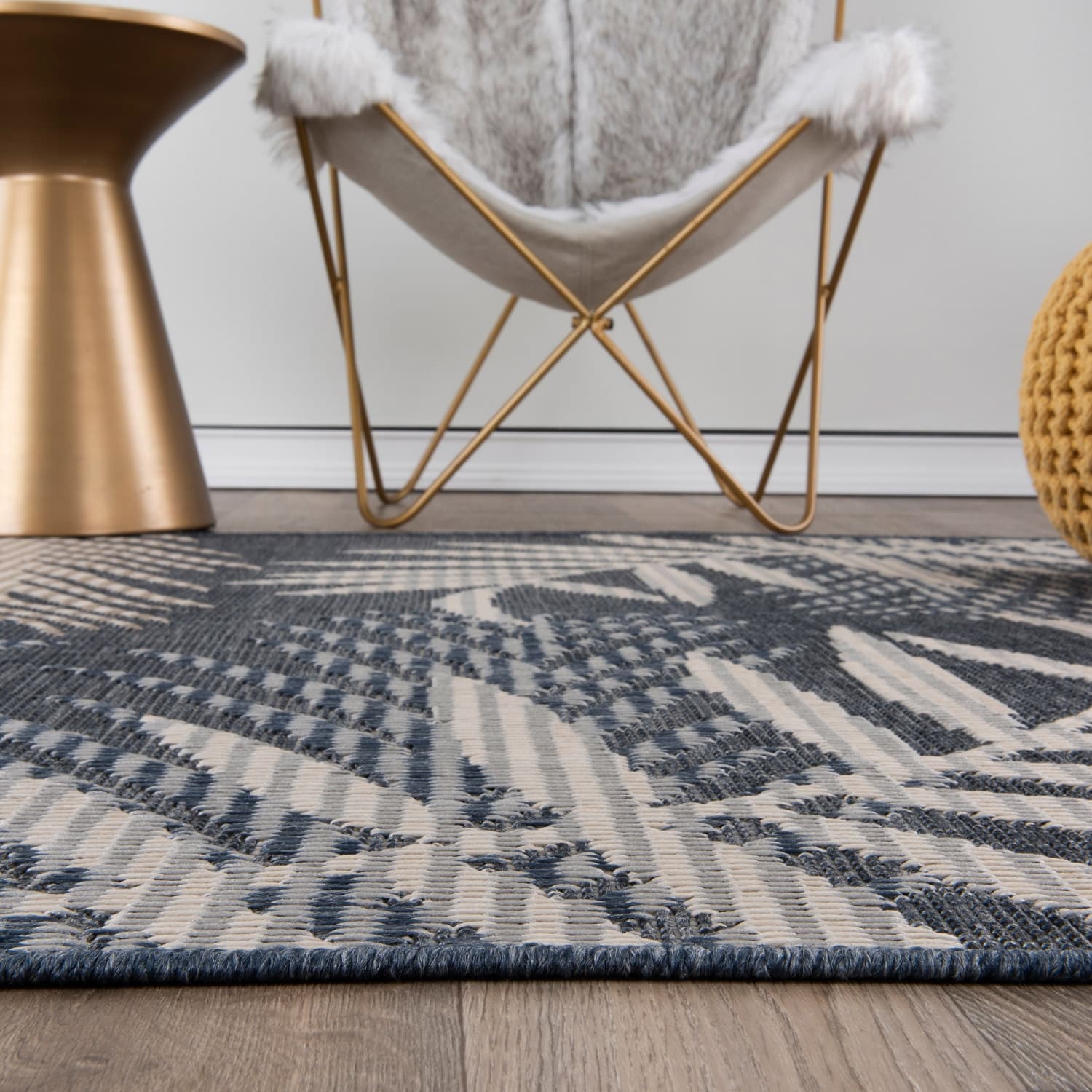 Tapis d'intérieur/extérieur Bahama Palm Frond