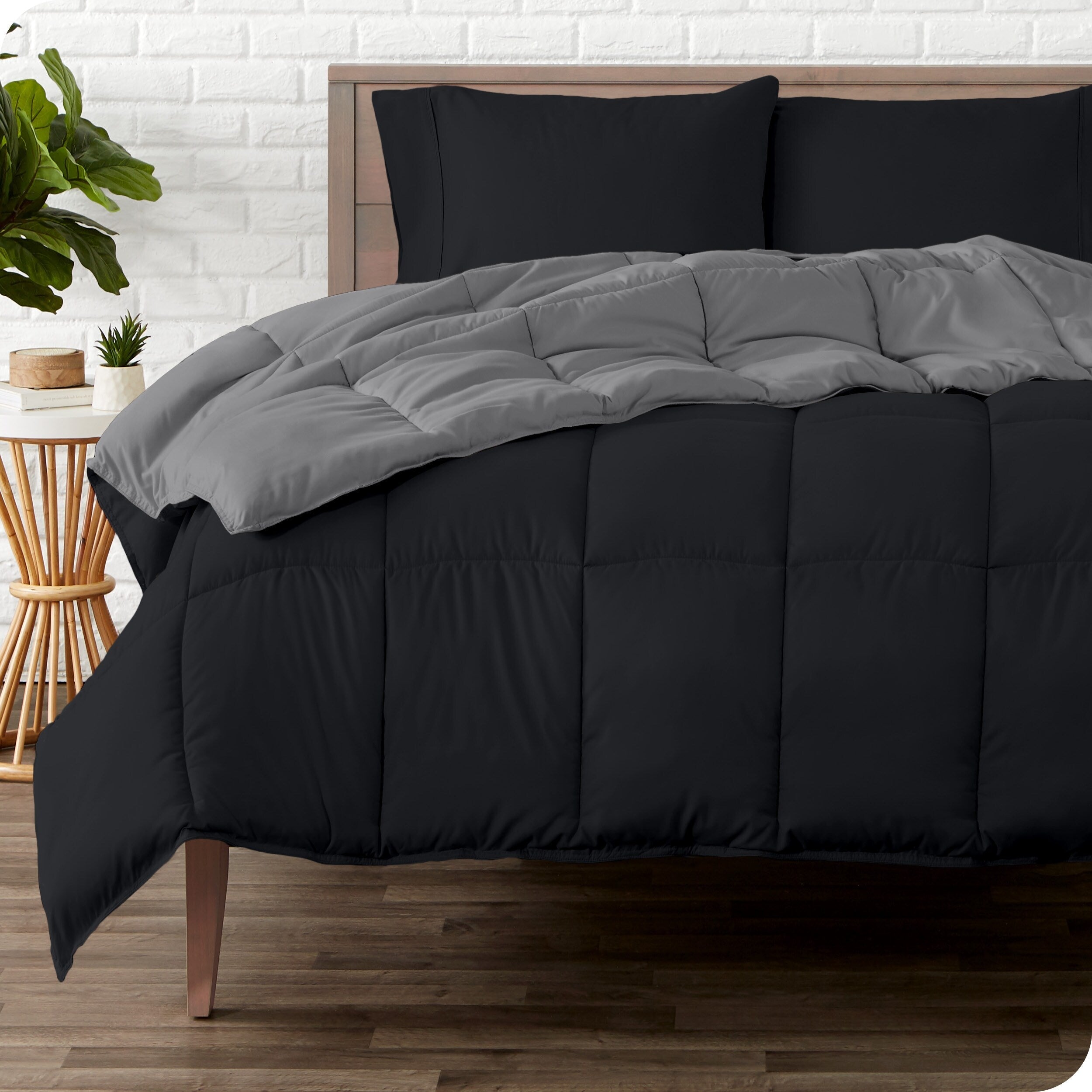 Bare Home Down Alternative Lit réversible dans un sac